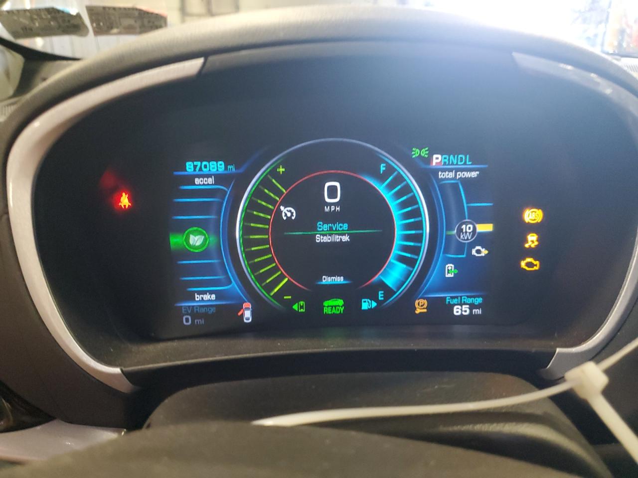 2017 Chevrolet Volt VIN 1G1RC6S52HU110104 Copart auction photo, side / rear end damage thumbnail 9