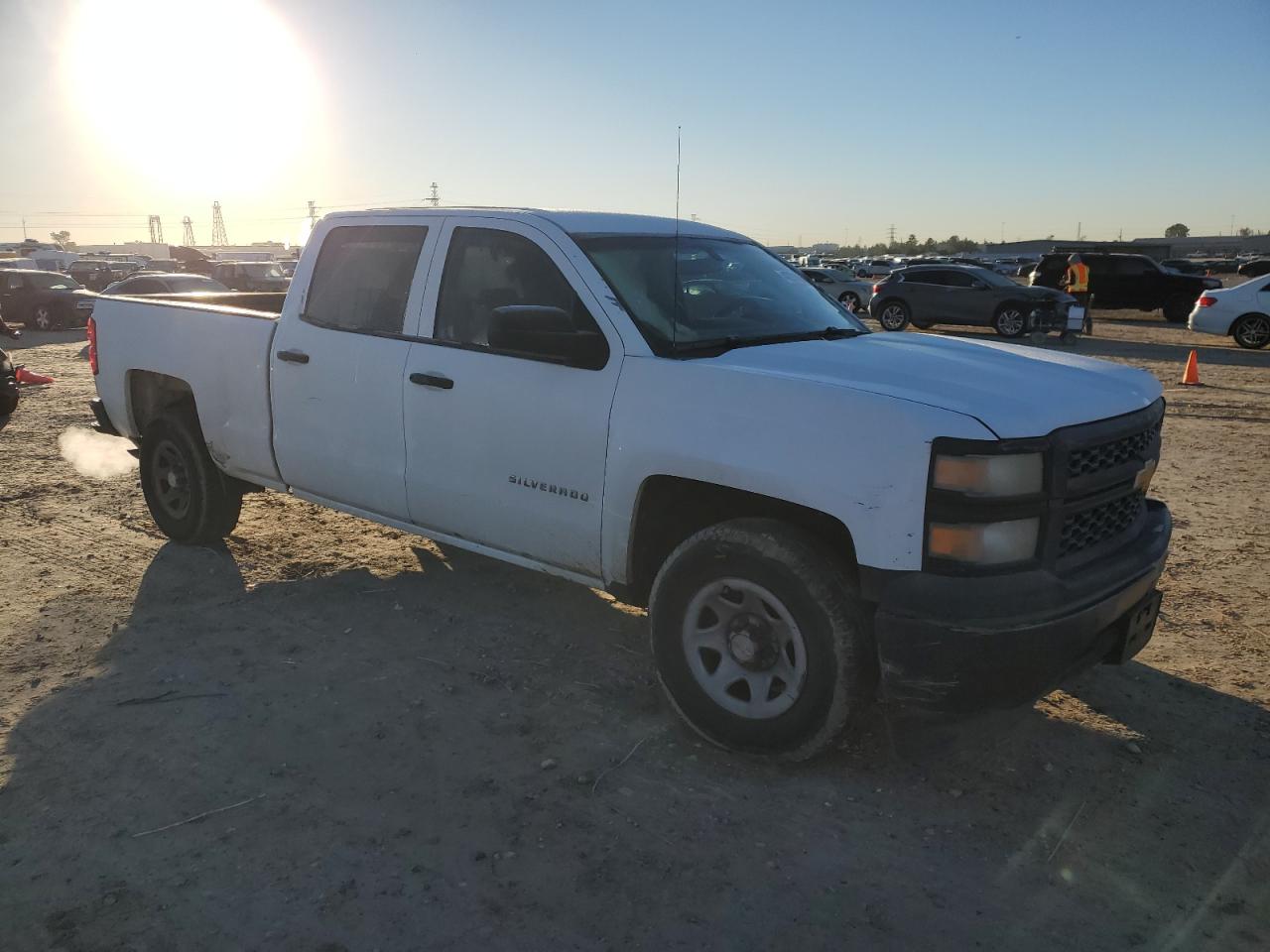 2014 Chevrolet Silverado VIN 3GCPCPEH1EG409012 Copart auction photo, front end / minor dent/scratches damage thumbnail 4