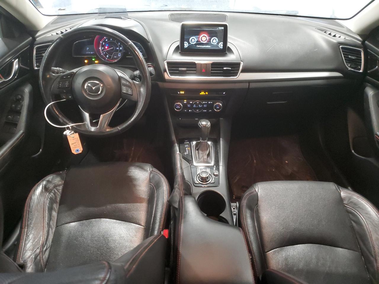2014 Mazda 3 VIN JM1BM1M35E1115329 Copart auction photo, front end damage thumbnail 8