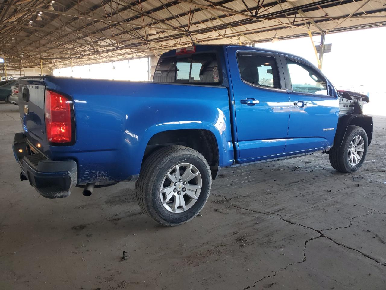 2019 Chevrolet Colorado VIN 1GCGSCENXK1215901 Copart auction photo, front end damage thumbnail 3