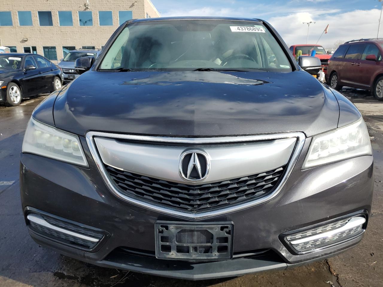 2014 Acura MDX VIN 5FRYD4H26EB002752 Copart auction photo, hail / side damage thumbnail 5