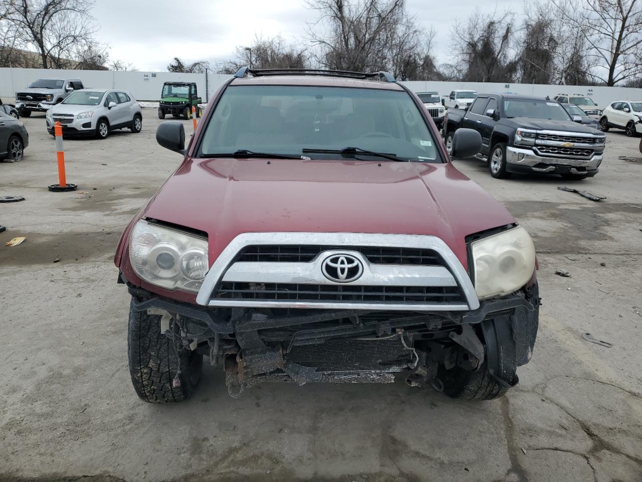 2006 Toyota 4Runner VIN JTEBT14R868033977 Copart auction photo, front end damage thumbnail 5
