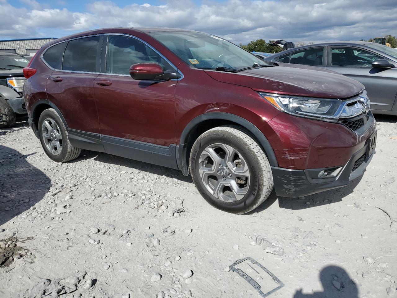 2018 Honda CR-V VIN 7FARW2H81JE067113 Copart auction photo, rear end / side damage thumbnail 4