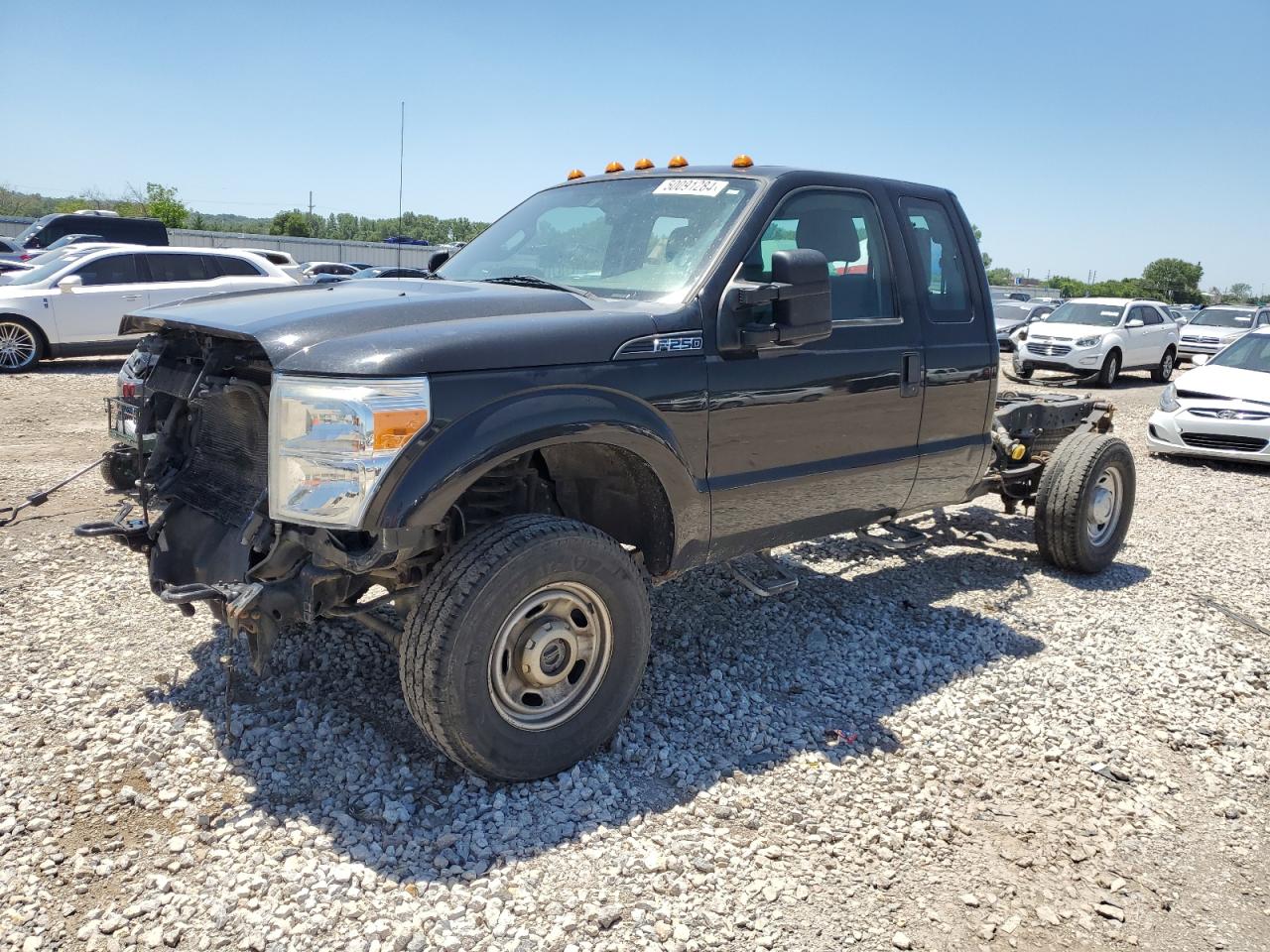 2014 Ford F250 VIN 1FT7X2B69EEA06736 Copart auction photo, all over damage thumbnail 2