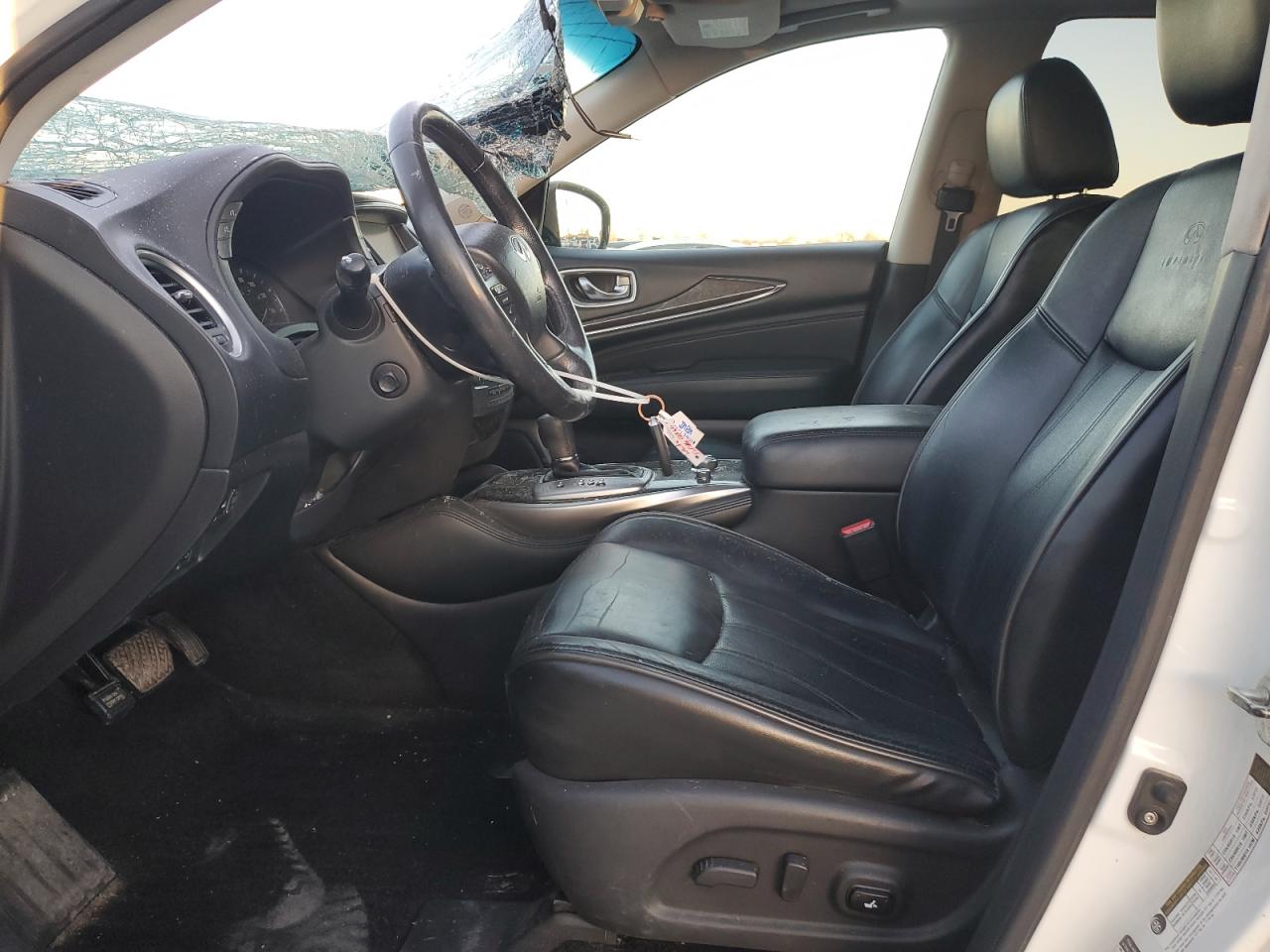 2014 Infiniti QX60 VIN 5N1AL0MMXEC535847 Copart auction photo, front end damage thumbnail 7