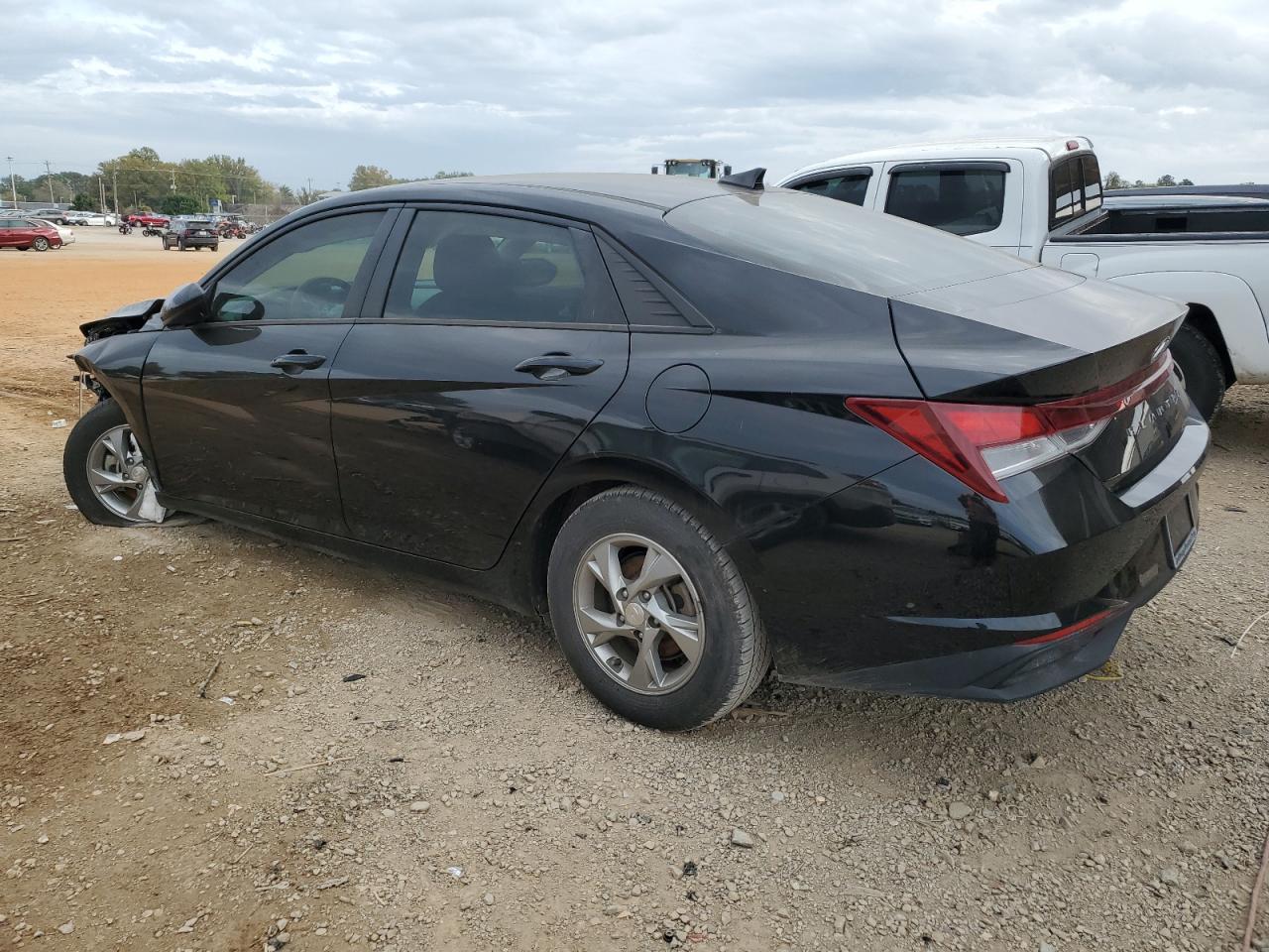 2022 Hyundai Elantra VIN 5NPLL4AG9NH057055 Copart auction photo, front end / side damage thumbnail 2