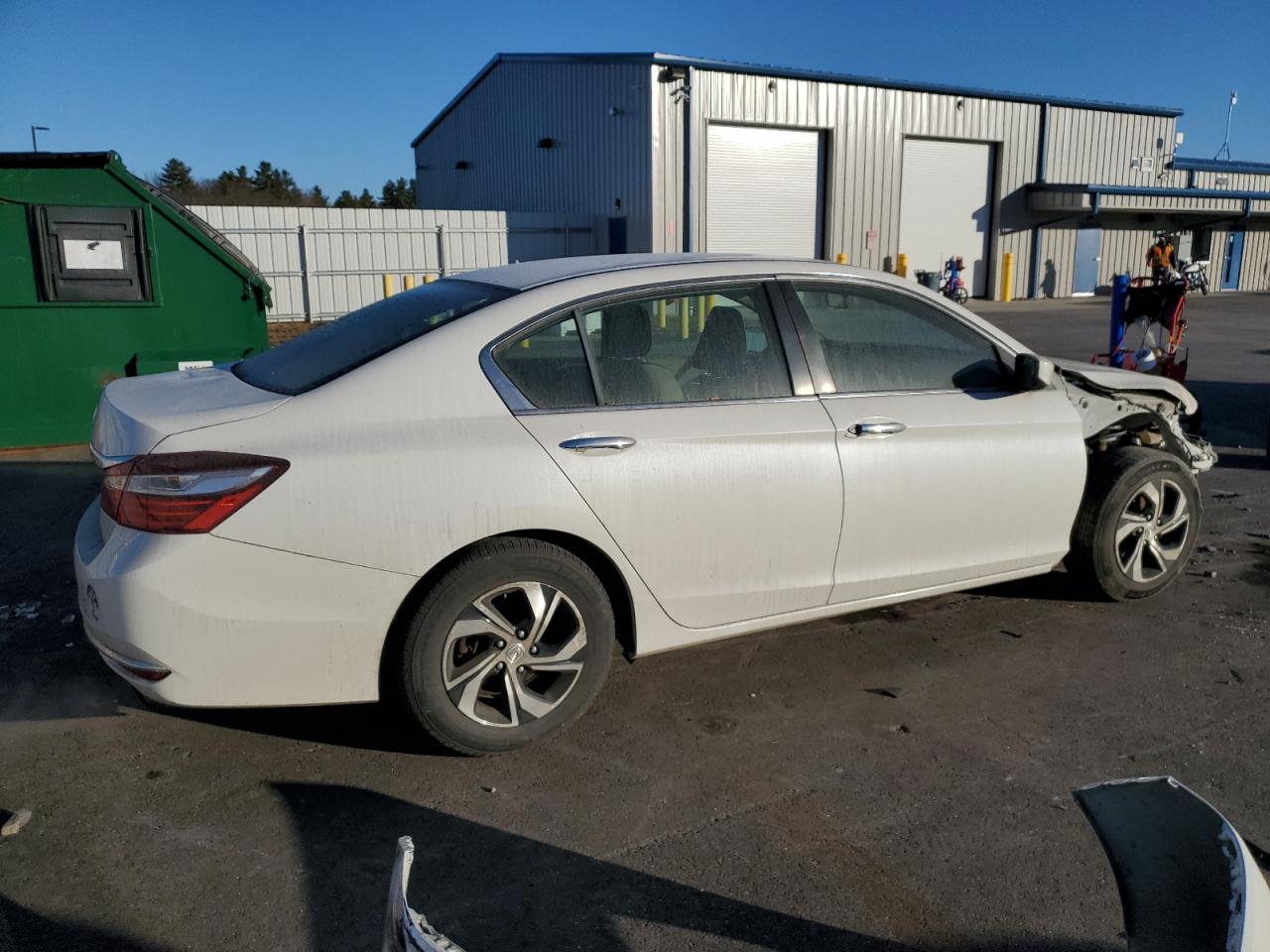 2016 Honda Accord VIN 1HGCR2F31GA116250 Copart auction photo, front end / side damage thumbnail 3