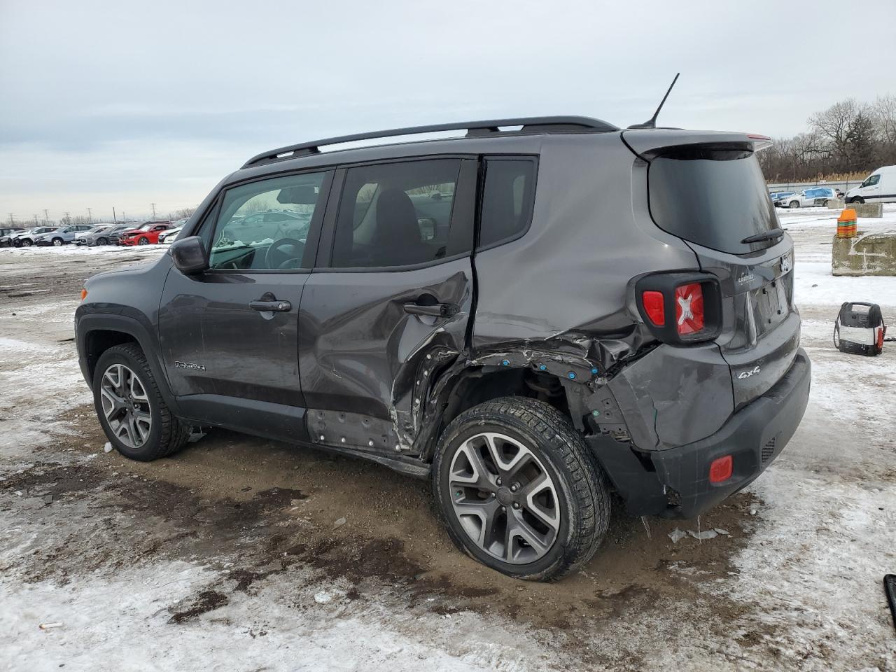 2017 Jeep Renegade VIN ZACCJBBB8HPF62271 Copart auction photo, side / rear end damage thumbnail 2