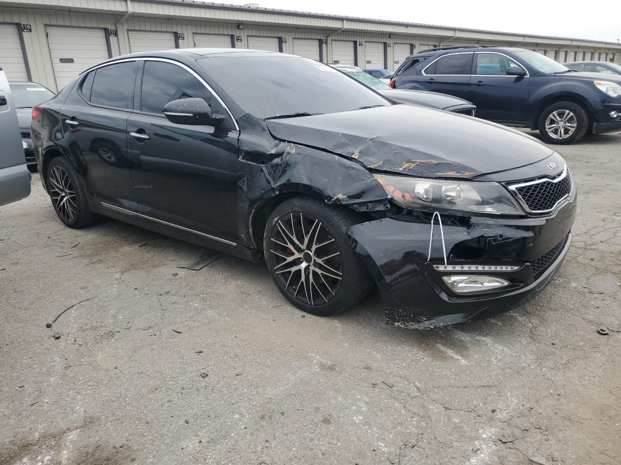 2013 KIA Optima VIN 5XXGR4A68DG100415 Copart auction photo, front end / undercarriage damage thumbnail 4
