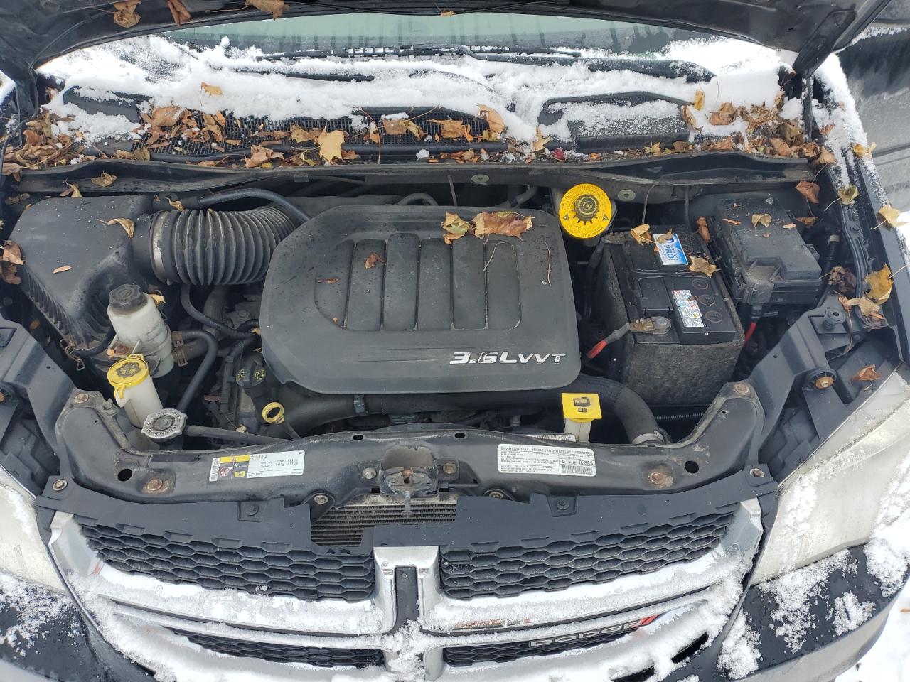2014 Dodge Caravan VIN 2C4RDGBG5ER100378 Copart auction photo, front end / normal wear damage thumbnail 12