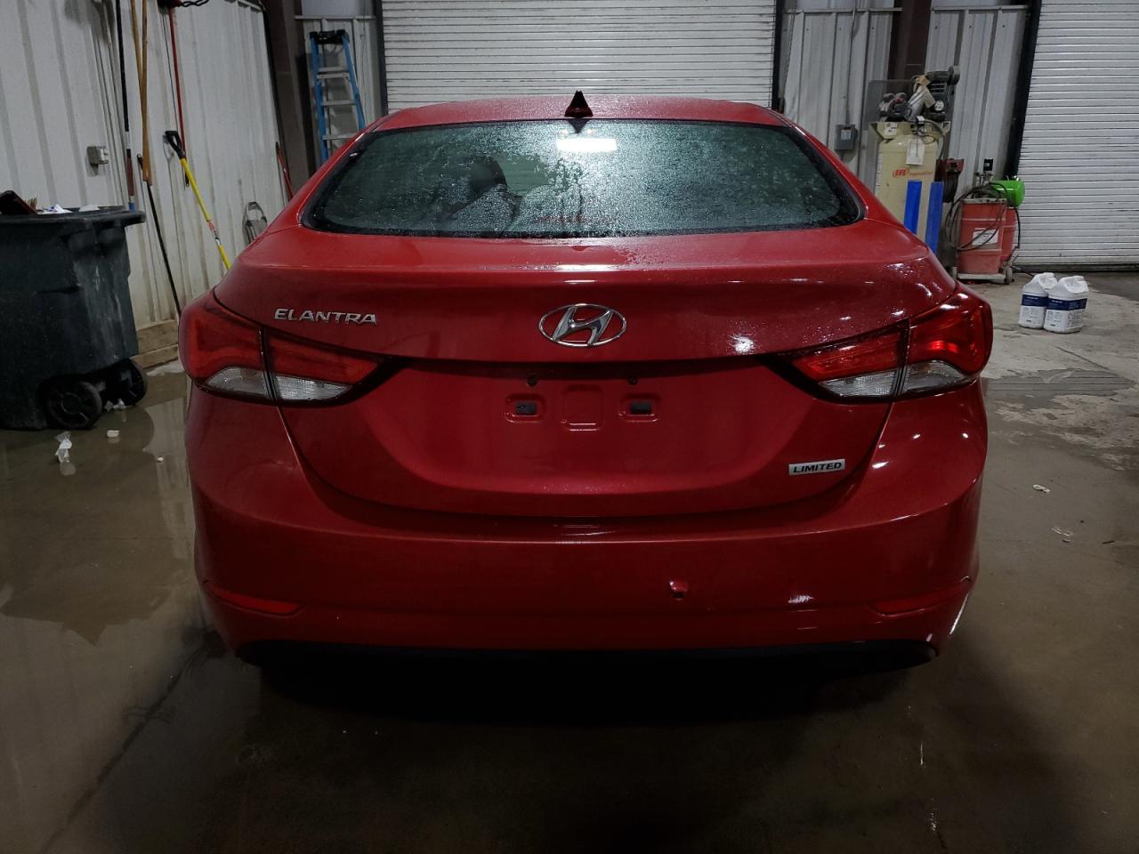 2015 Hyundai Elantra VIN KMHDH4AE9FU389584 Copart auction photo, front end damage thumbnail 6