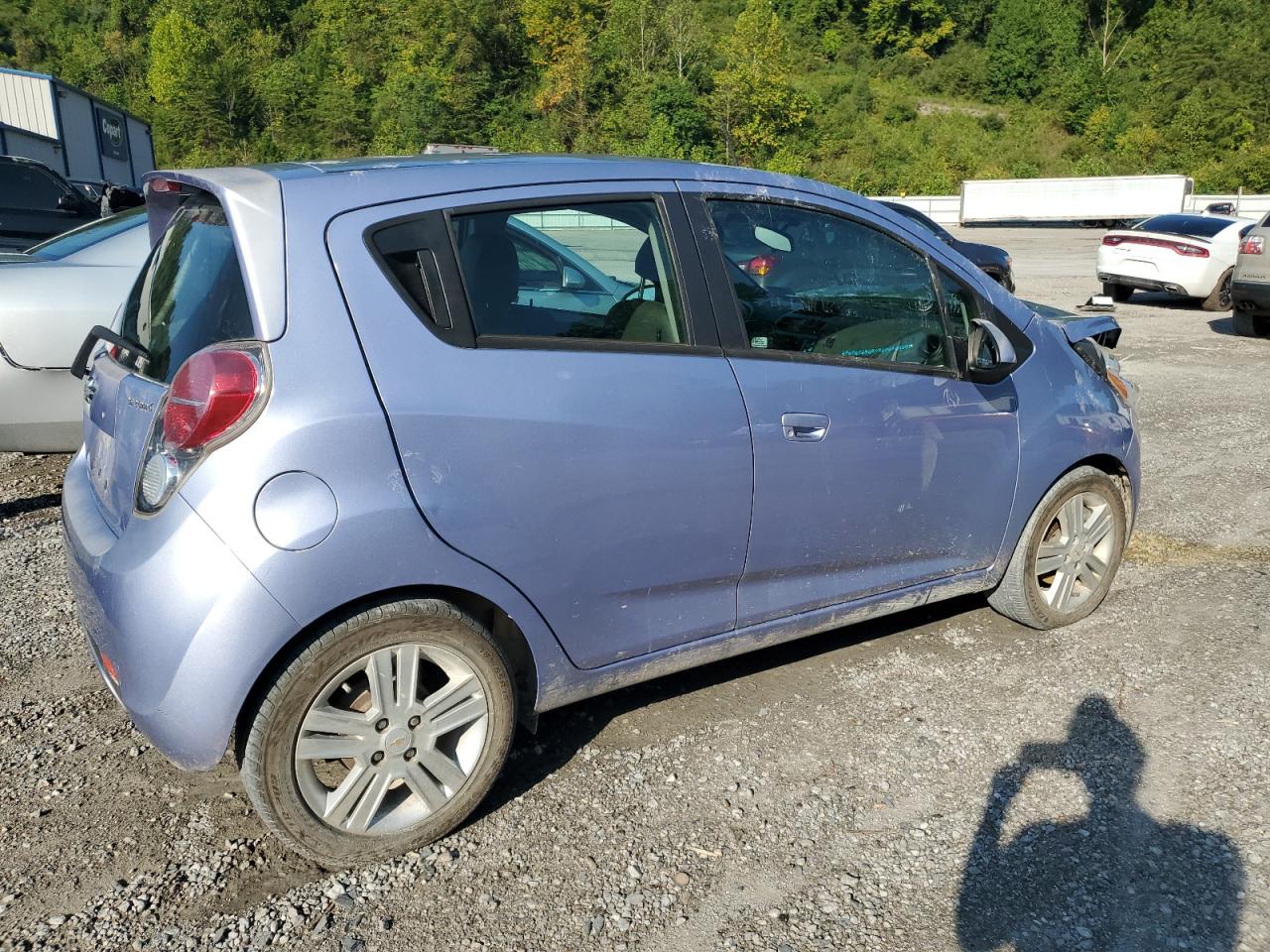 2014 Chevrolet Spark VIN KL8CD6S9XEC453959 Copart auction photo, front end damage thumbnail 3