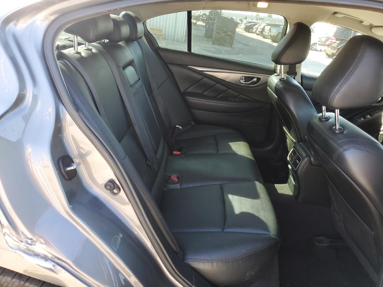 2015 Infiniti Q50 VIN JN1BV7AP7FM353614 Copart auction photo, rear end / side damage thumbnail 10