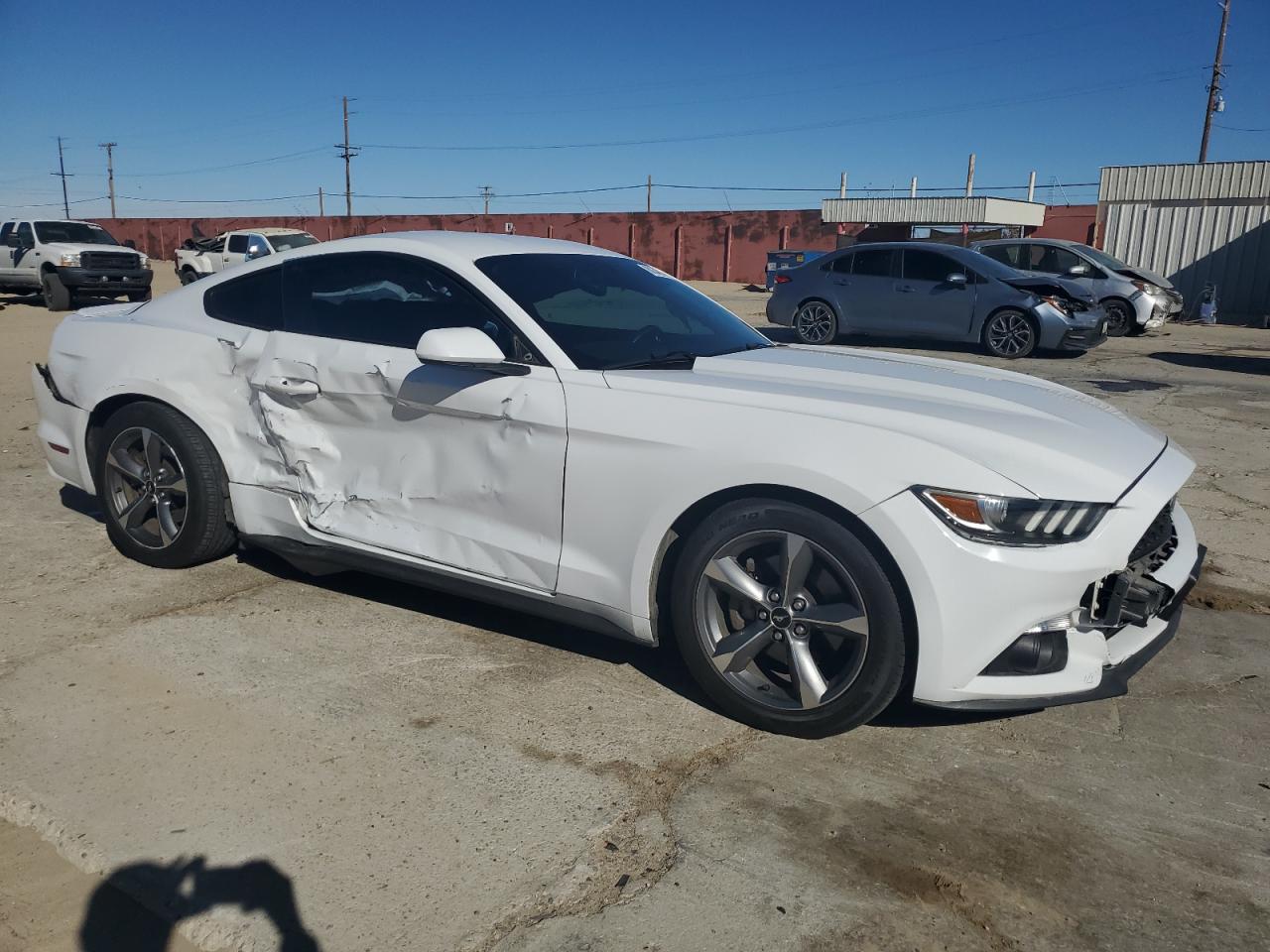 2016 Ford Mustang VIN 1FA6P8AM6G5253123 Copart auction photo, all over damage thumbnail 4