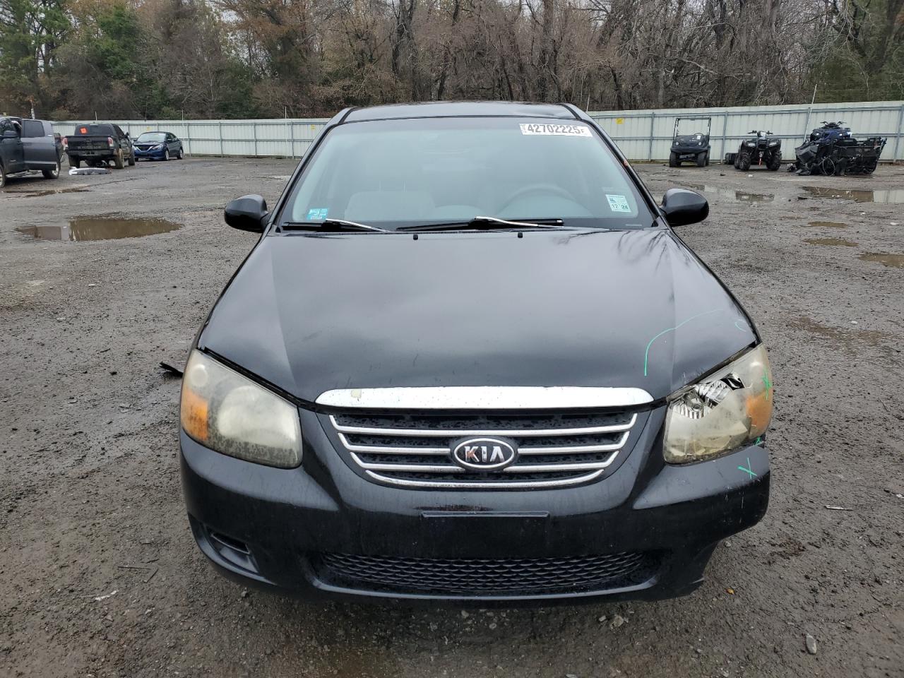 2009 KIA Spectra VIN KNAFE221595631577 Copart auction photo, front end / minor dent/scratches damage thumbnail 5