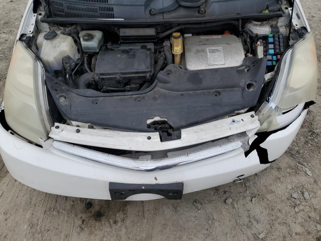 2007 Toyota Prius VIN JTDKB20UX77087800 Copart auction photo, mechanical / front end damage thumbnail 11