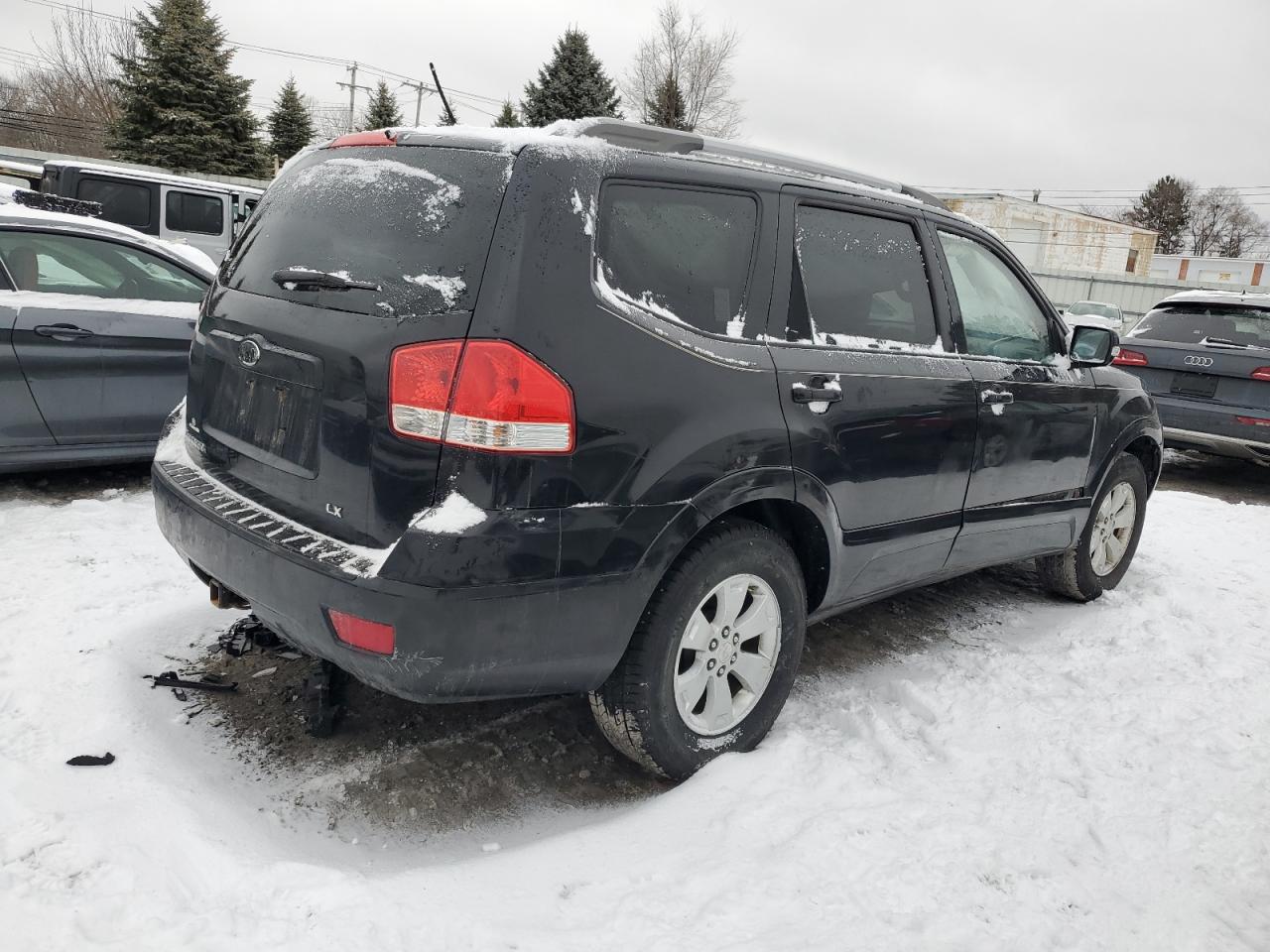 2009 KIA Mohave (borrego) VIN KNDJH741095020113 Copart auction photo, front end / side damage thumbnail 3