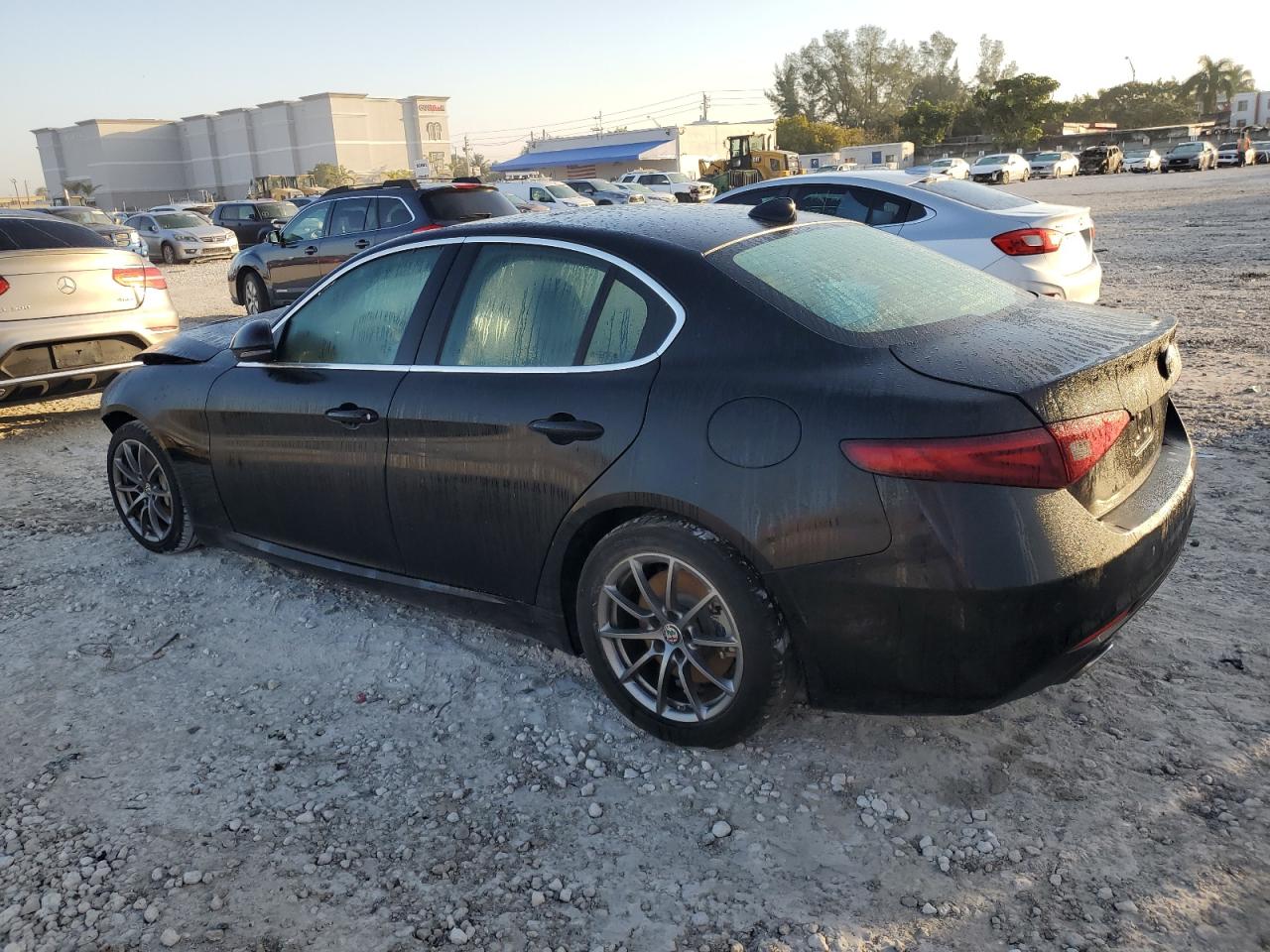 2018 Alfa Romeo Giulia VIN ZARFAEBNXJ7590042 Copart auction photo, front end damage thumbnail 2