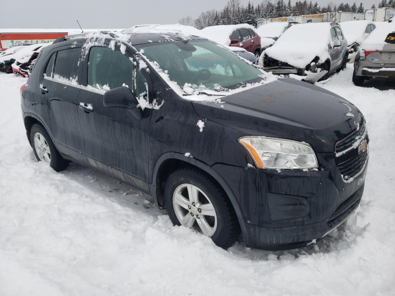 2014 Chevrolet Trax VIN 3GNCJLEB5EL186657 Copart auction photo, water/flood damage thumbnail 4