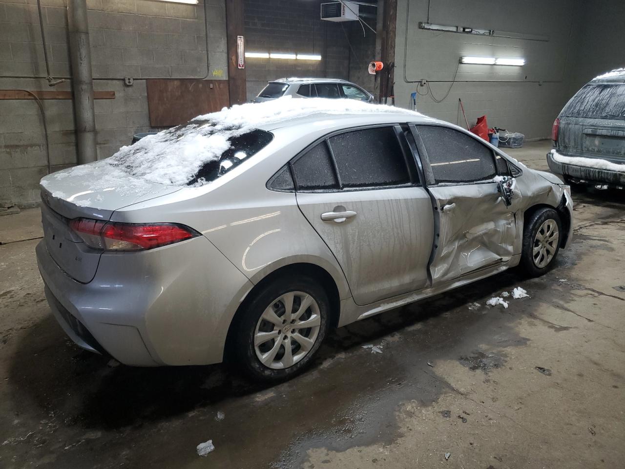 2021 Toyota Corolla VIN 5YFEPMAE8MP232604 Copart auction photo, side damage thumbnail 3