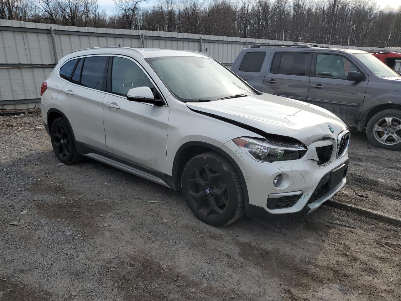 2018 BMW X1 VIN WBXHT3C39J5L24718 Copart auction photo, front end damage thumbnail 4