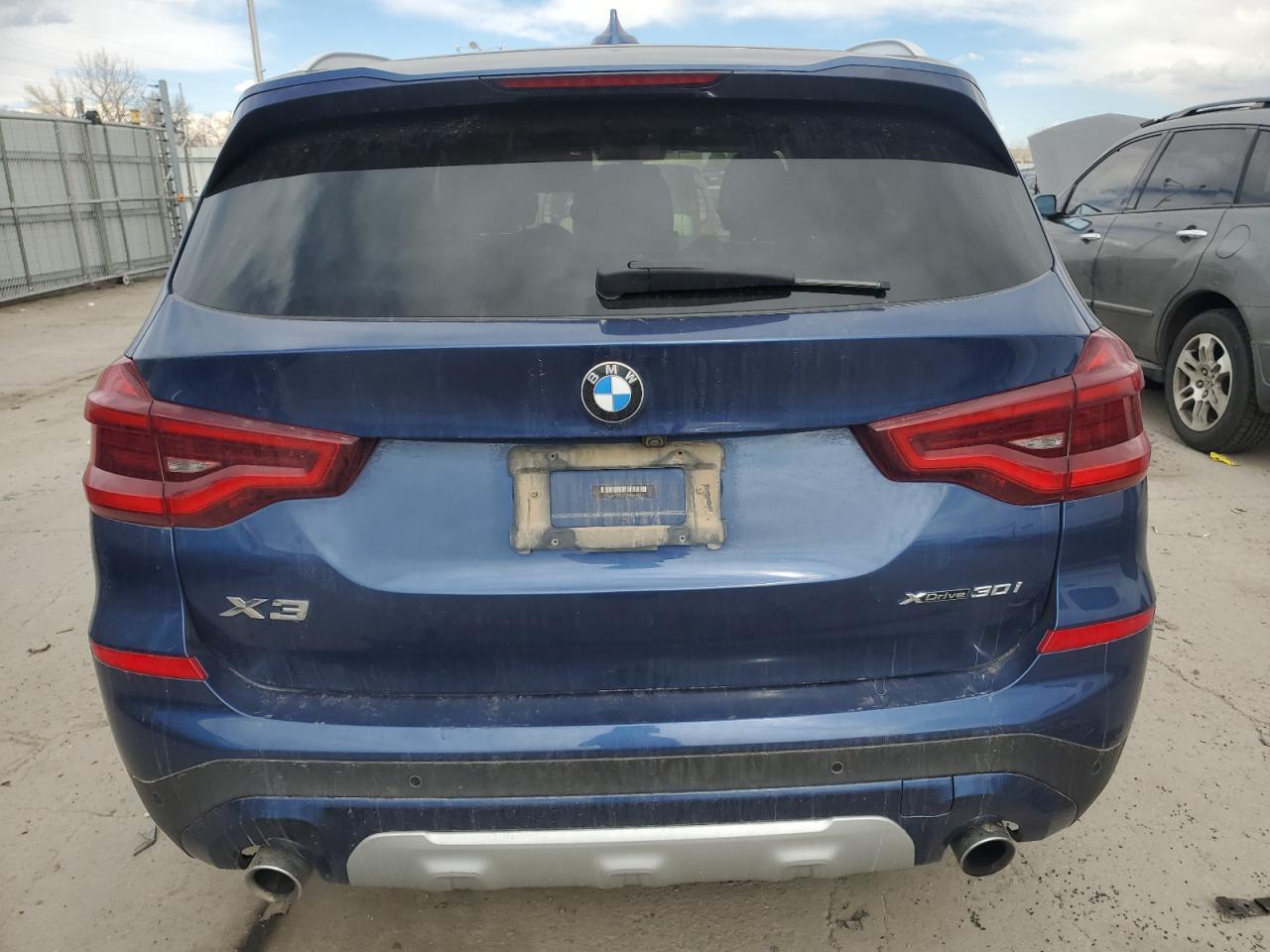 2018 BMW X3 VIN 5UXTR9C56JLD69140 Copart auction photo, side damage thumbnail 6