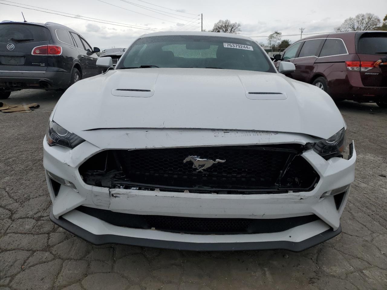 2018 Ford Mustang VIN 1FA6P8CF8J5116500 Copart auction photo, front end / side damage thumbnail 5