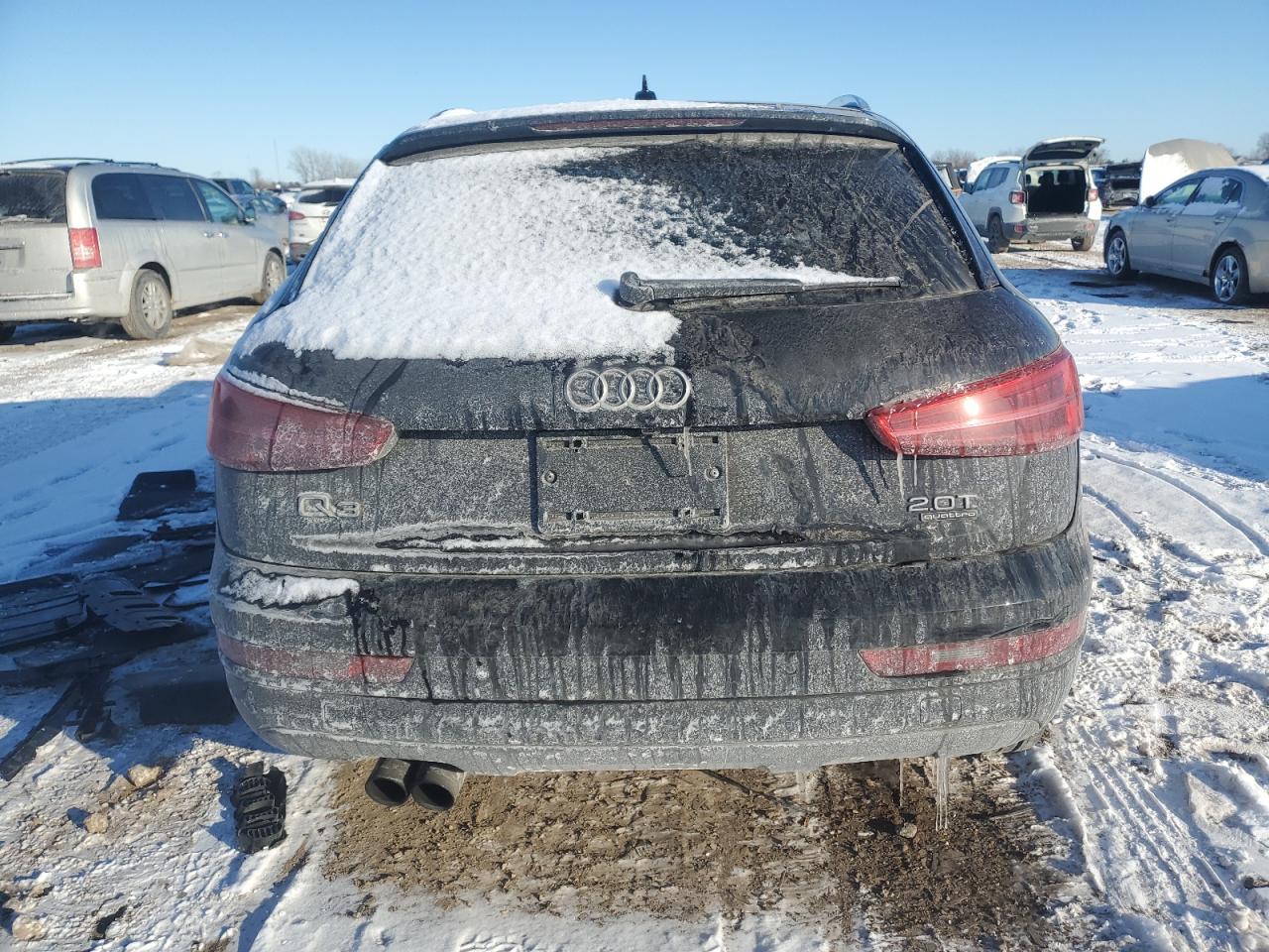 2016 Audi Q3 VIN WA1EFCFS7GR013018 Copart auction photo, front end damage thumbnail 6