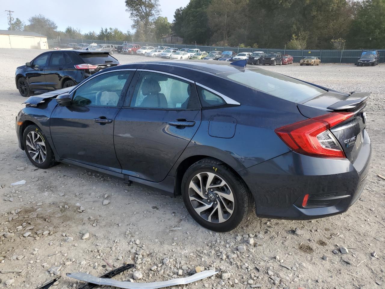 2017 Honda Civic VIN 19XFC2F71HE023260 Copart auction photo, front end damage thumbnail 2