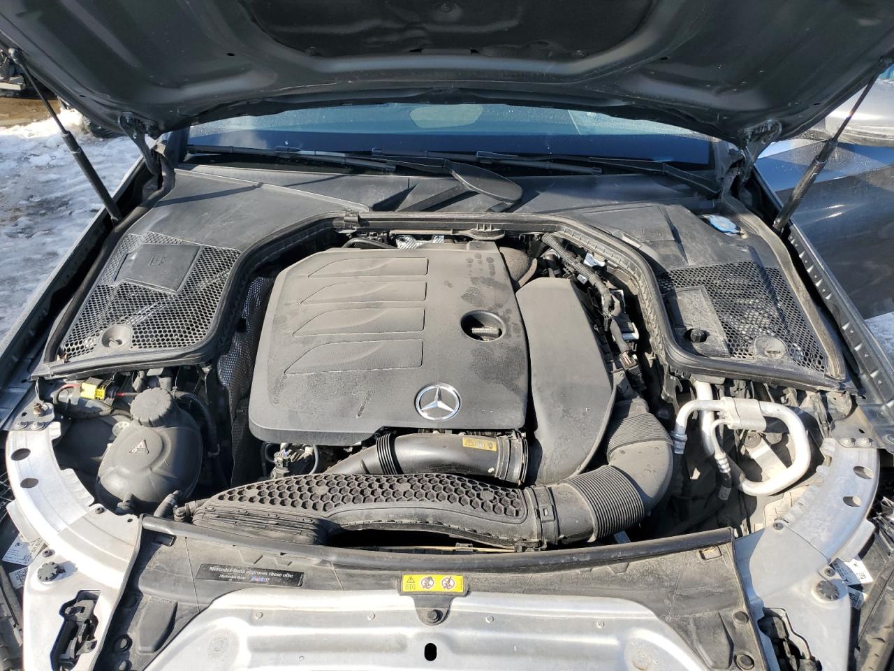 2019 Mercedes-Benz C-klasse VIN 55SWF8EBXKU300214 Copart auction photo, rear end damage thumbnail 11