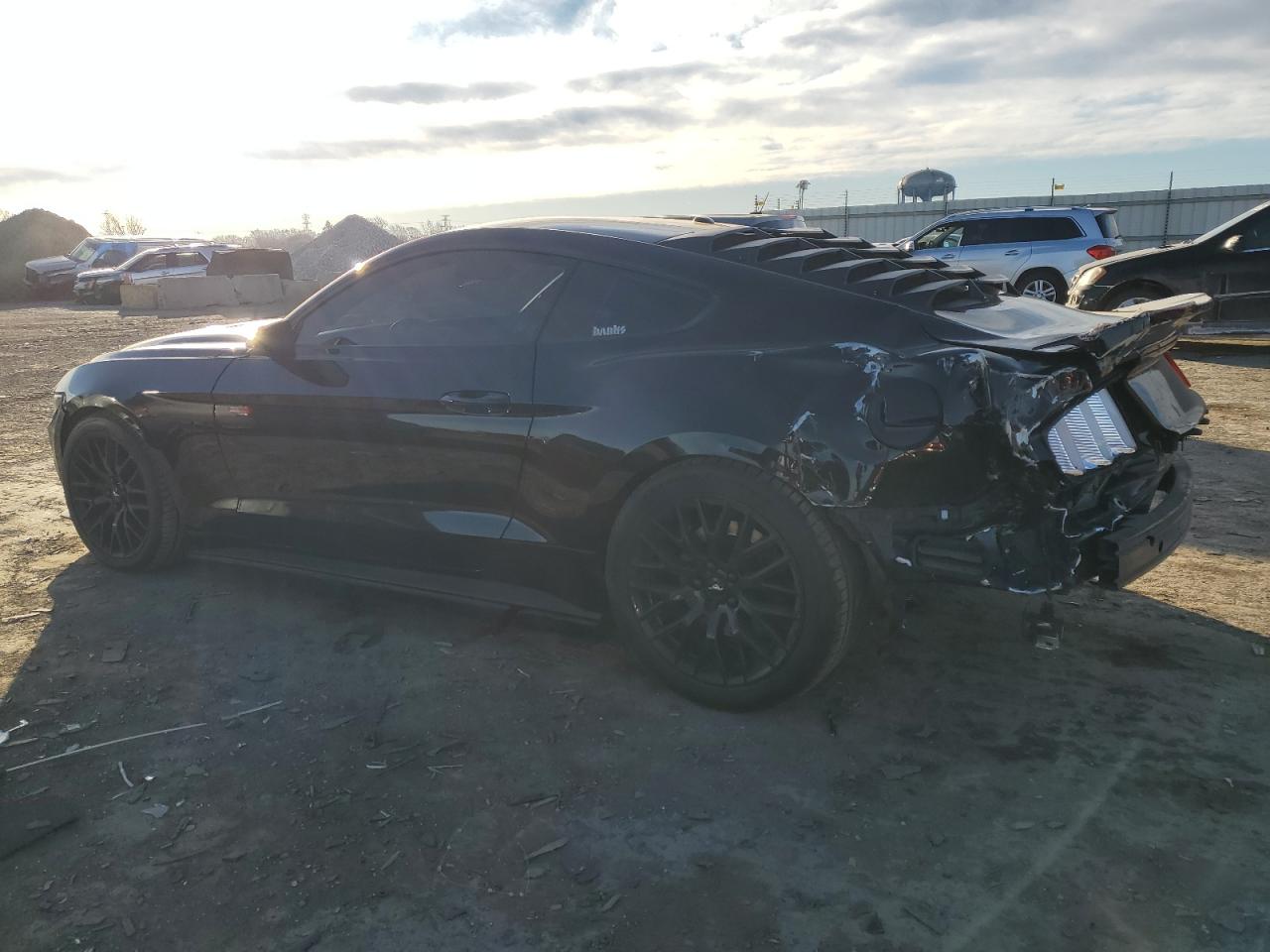 2015 Ford Mustang VIN 1FA6P8CF9F5302215 Copart auction photo, rear end / front end damage thumbnail 2