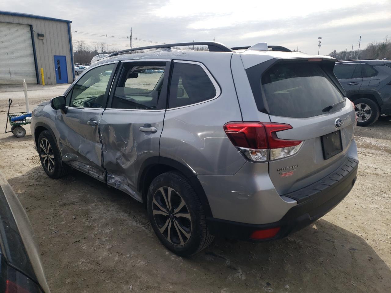 2020 Subaru Forester VIN JF2SKASC0LH567834 Copart auction photo, side damage thumbnail 2