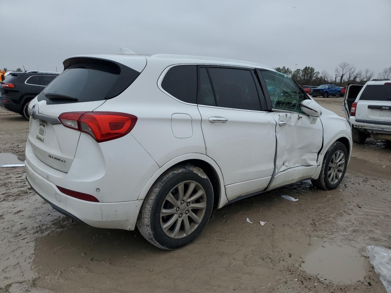 2019 Buick Envision VIN LRBFXCSA5KD007758 Copart auction photo, side damage thumbnail 3