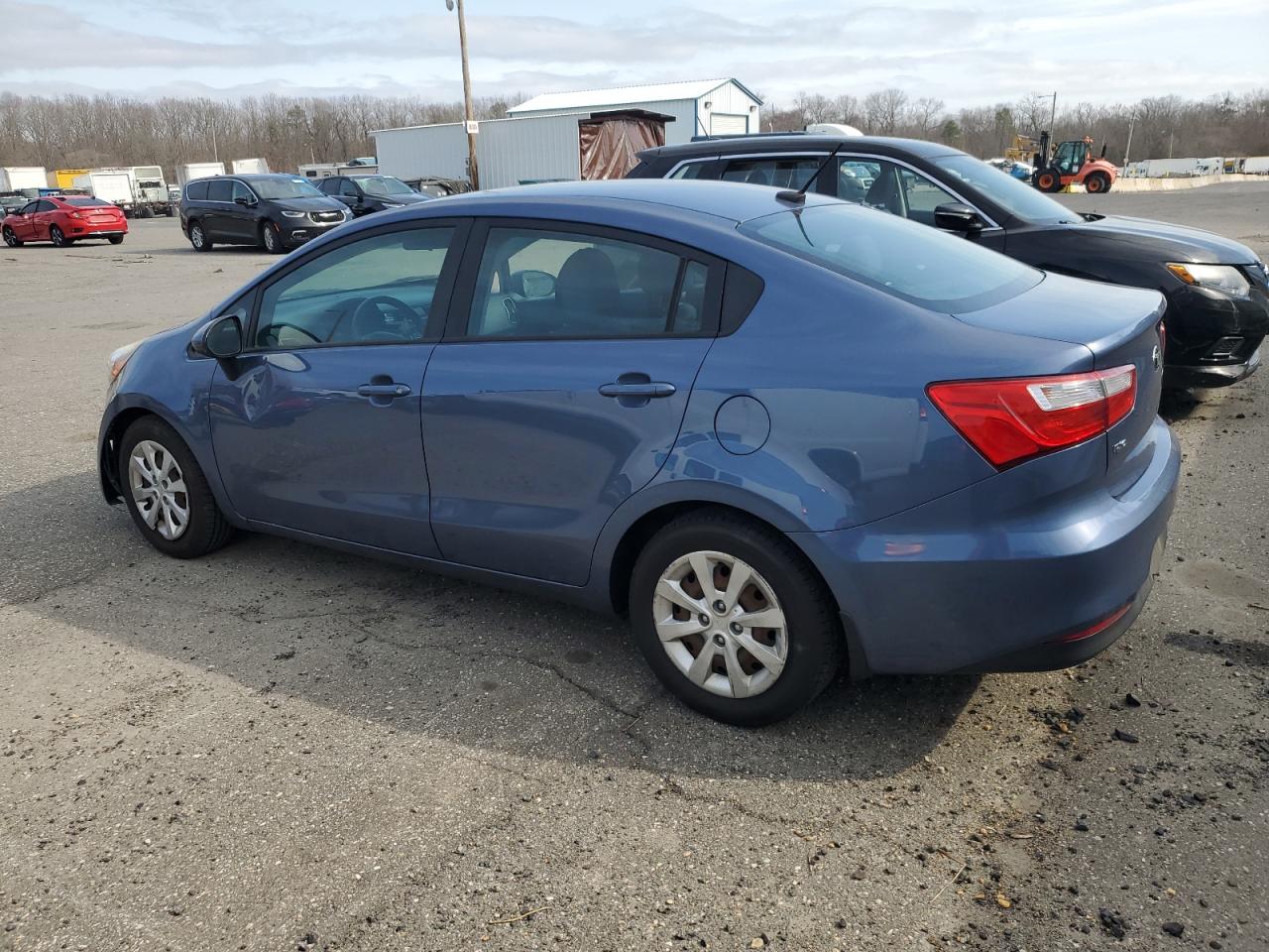 2016 KIA Rio VIN KNADM4A31G6624822 Copart auction photo, undercarriage damage thumbnail 2