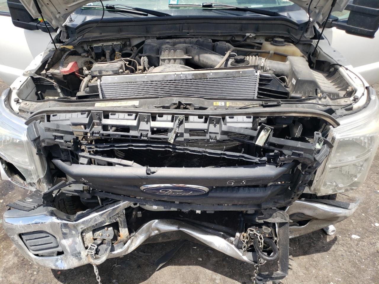 2016 Ford F250 VIN 1FT7X2B61GEC39528 Copart auction photo, front end / rear end damage thumbnail 11