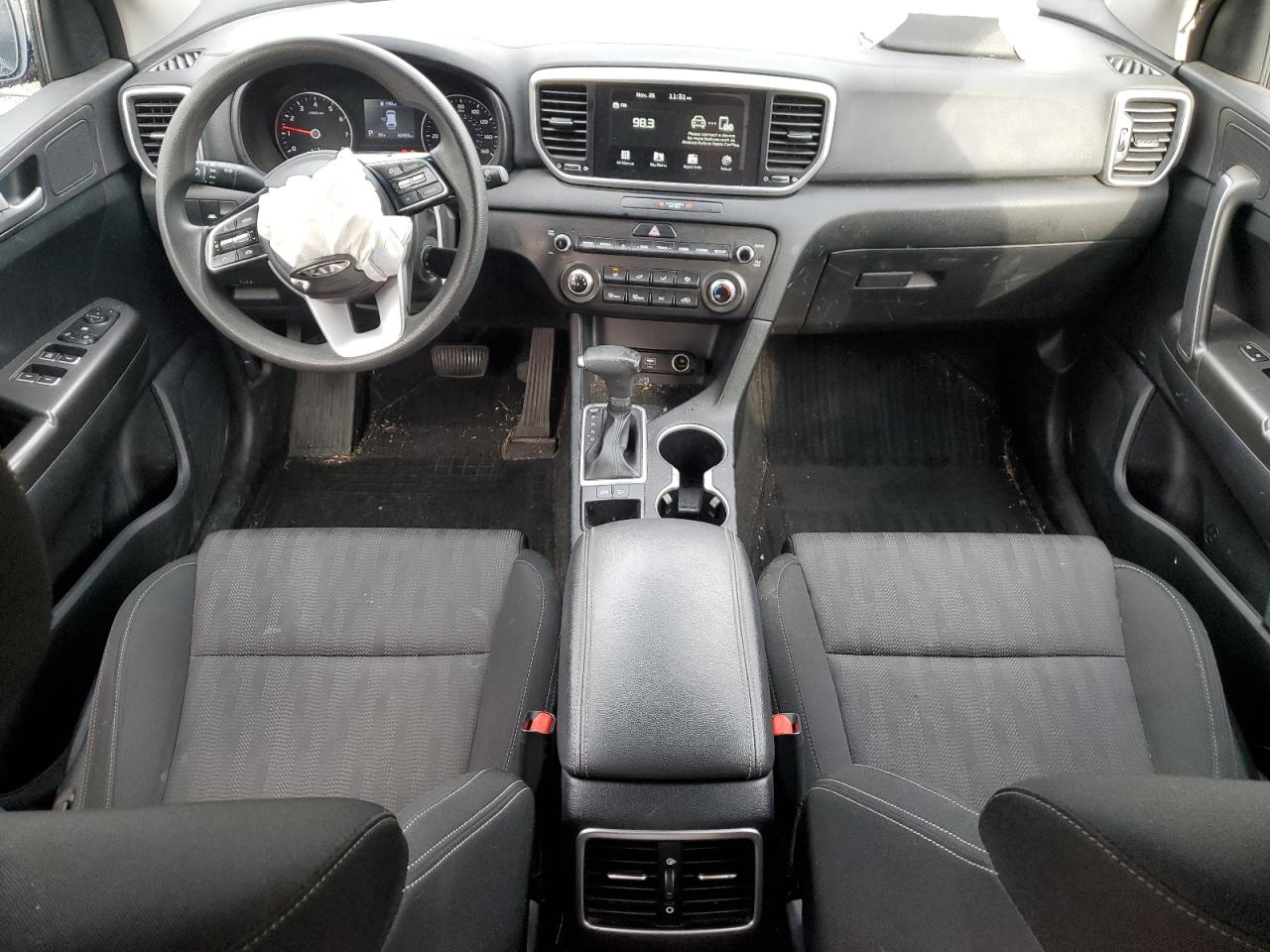 2021 KIA Sportage VIN KNDPM3AC1M7869538 Copart auction photo, front end / side damage thumbnail 8