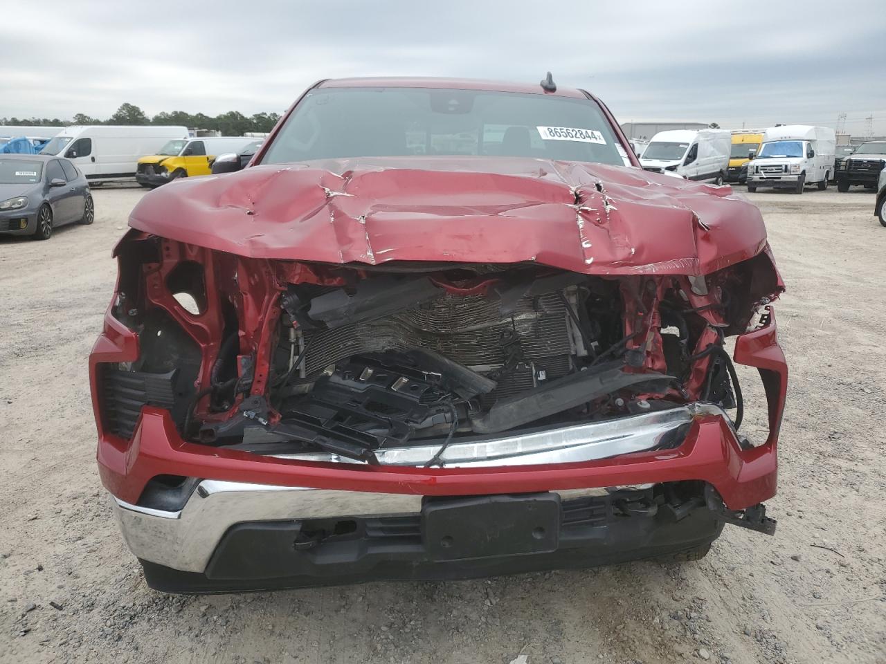 2023 Chevrolet Silverado VIN 1GCUDDE85PZ194686 Copart auction photo, front end / side damage thumbnail 5