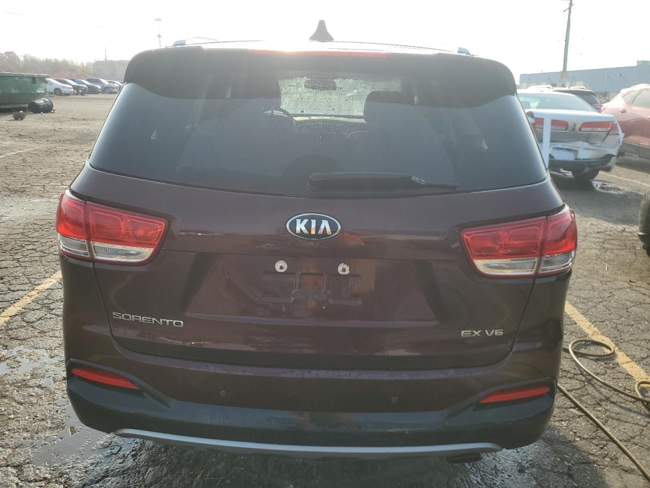 2017 KIA Sorento VIN 5XYPHDA52HG250659 Copart auction photo, stripped damage thumbnail 6
