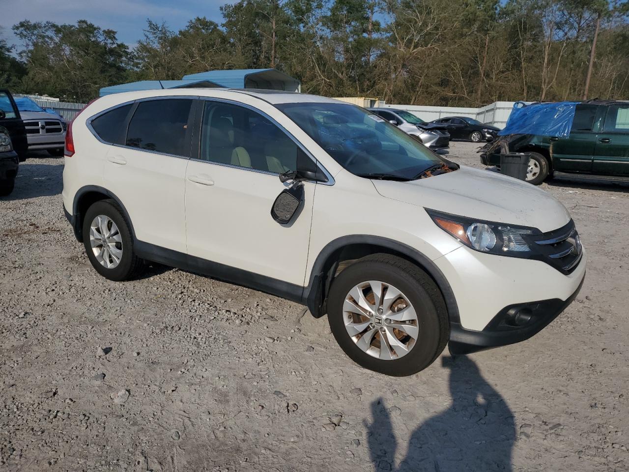 2013 Honda CR-V VIN 5J6RM3H50DL047363 Copart auction photo, all over damage thumbnail 4