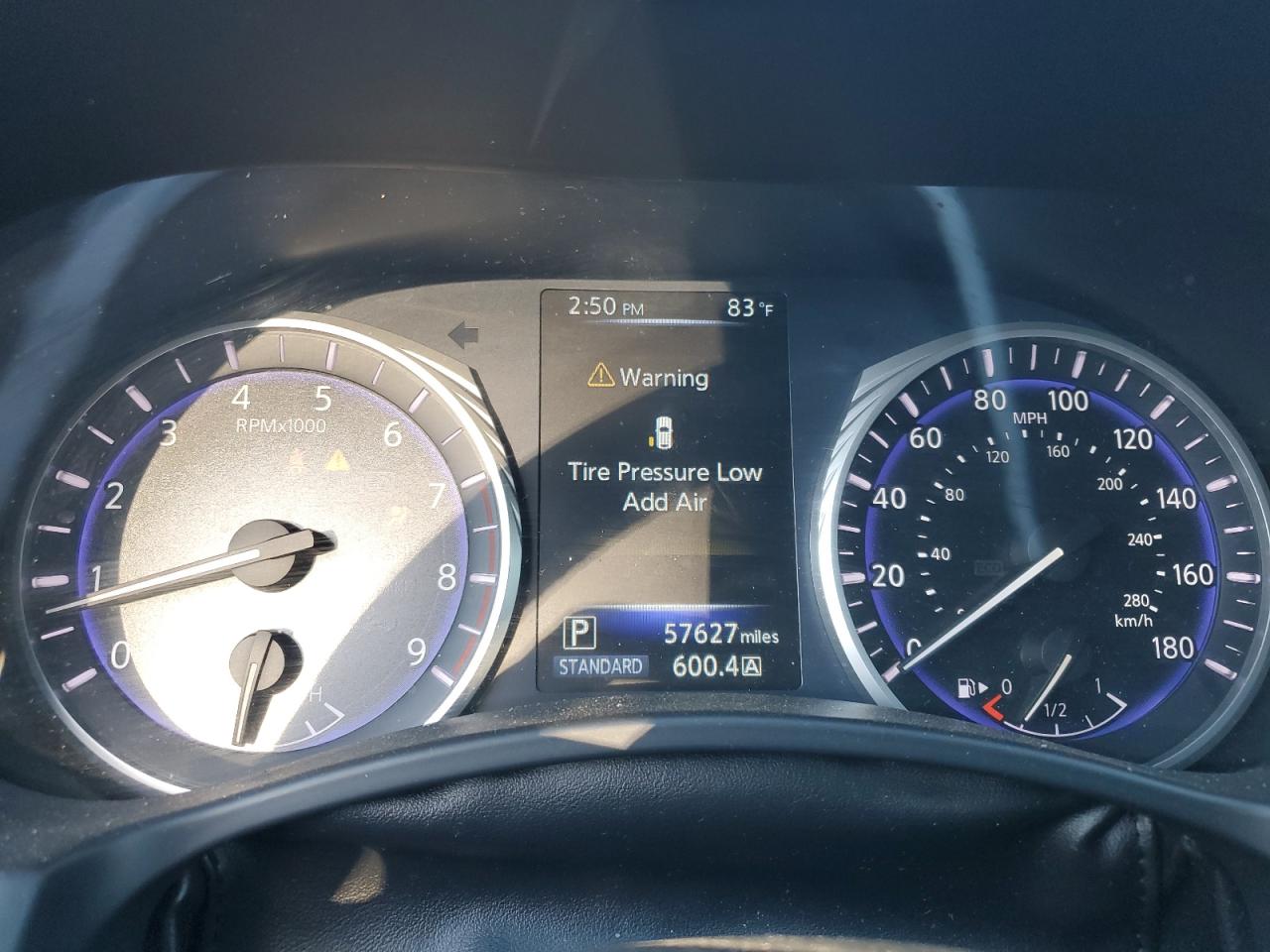 2017 Infiniti Q60 VIN JN1EV7EKXHM362337 Copart auction photo, front end damage thumbnail 9
