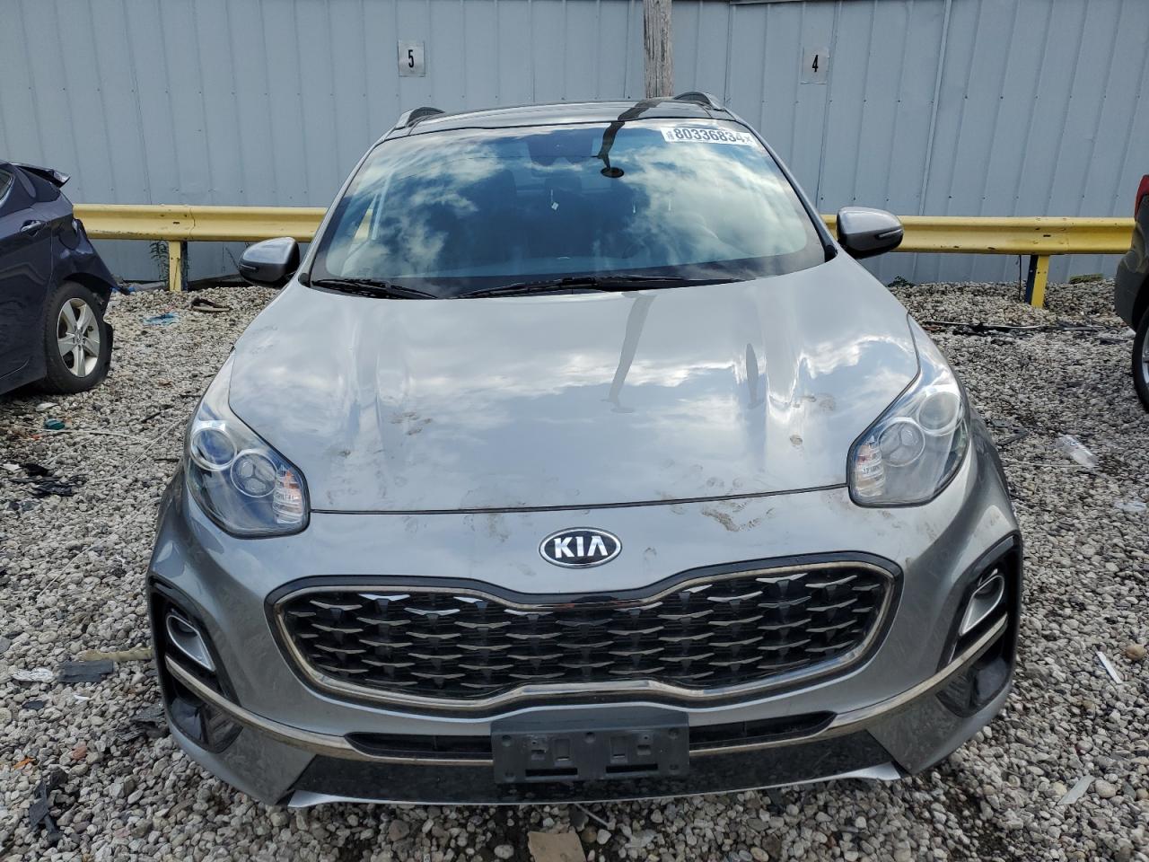 2020 KIA Sportage VIN KNDP6CAC5L7814938 Copart auction photo, vandalism / front end damage thumbnail 5