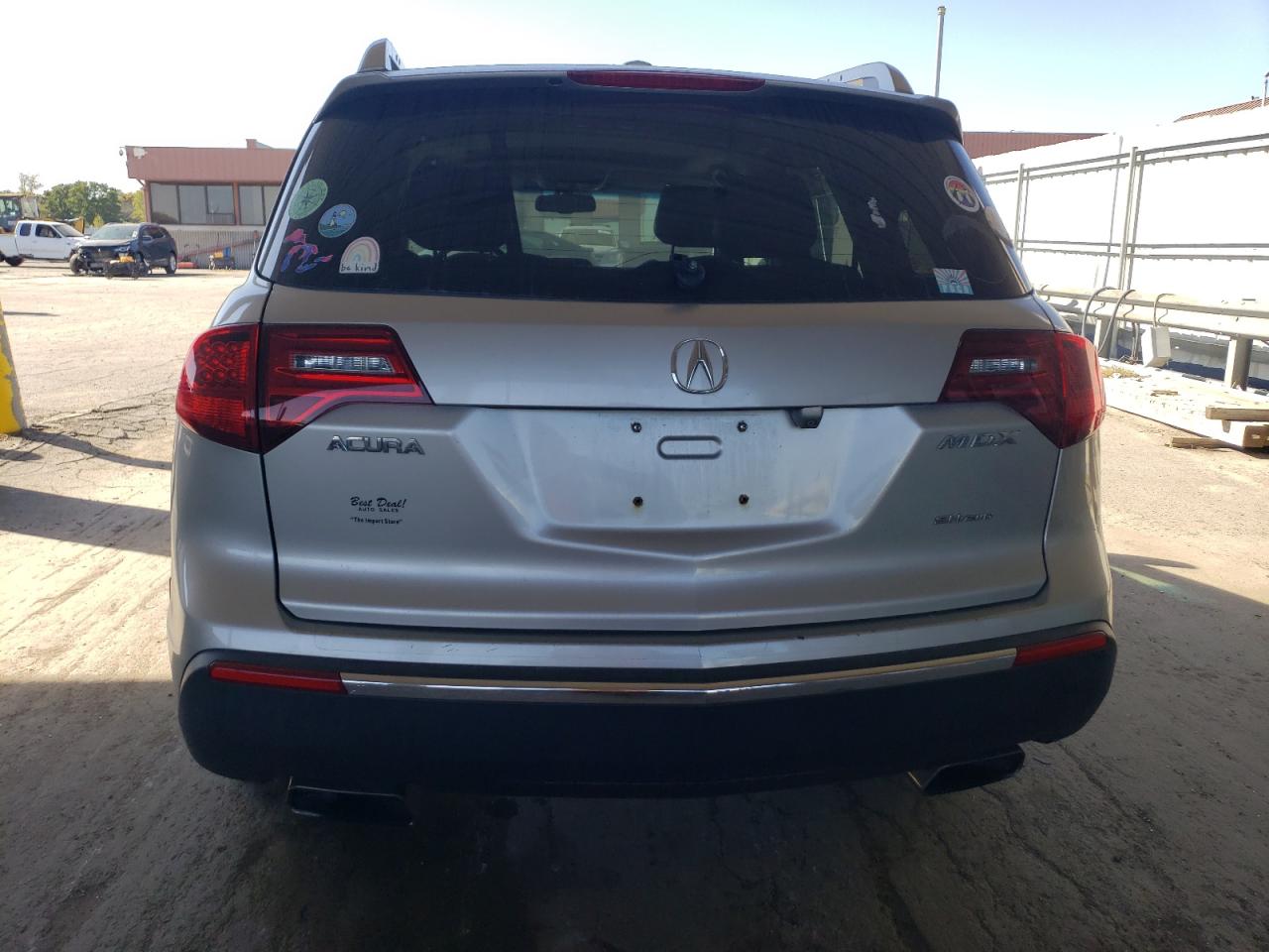 2012 Acura MDX VIN 2HNYD2H30CH520467 Copart auction photo, front end / side damage thumbnail 6