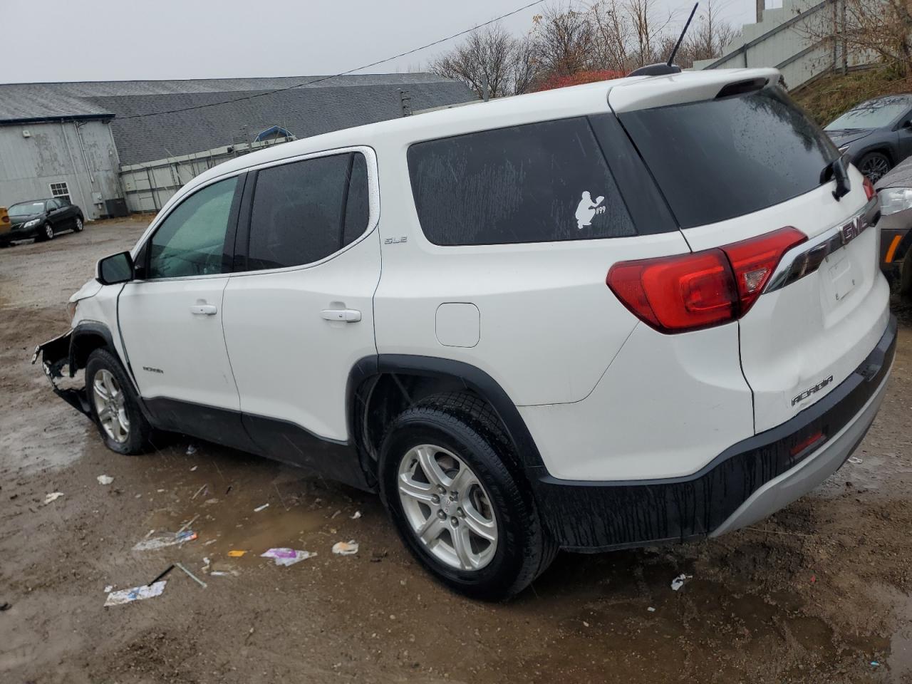 2019 GMC Acadia VIN 1GKKNKLA8KZ174864 Copart auction photo, front end / side damage thumbnail 2