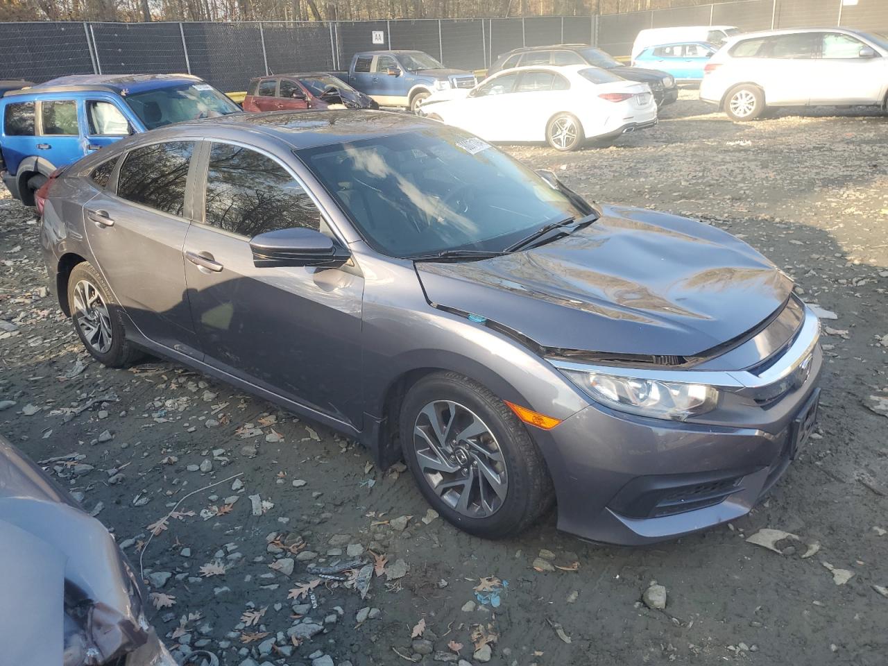 2018 Honda Civic VIN 2HGFC2F75JH599509 Copart auction photo, front end damage thumbnail 4