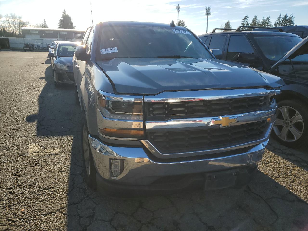 2016 Chevrolet Silverado VIN 3GCPCREH0GG202349 Copart auction photo, side / front end damage thumbnail 5
