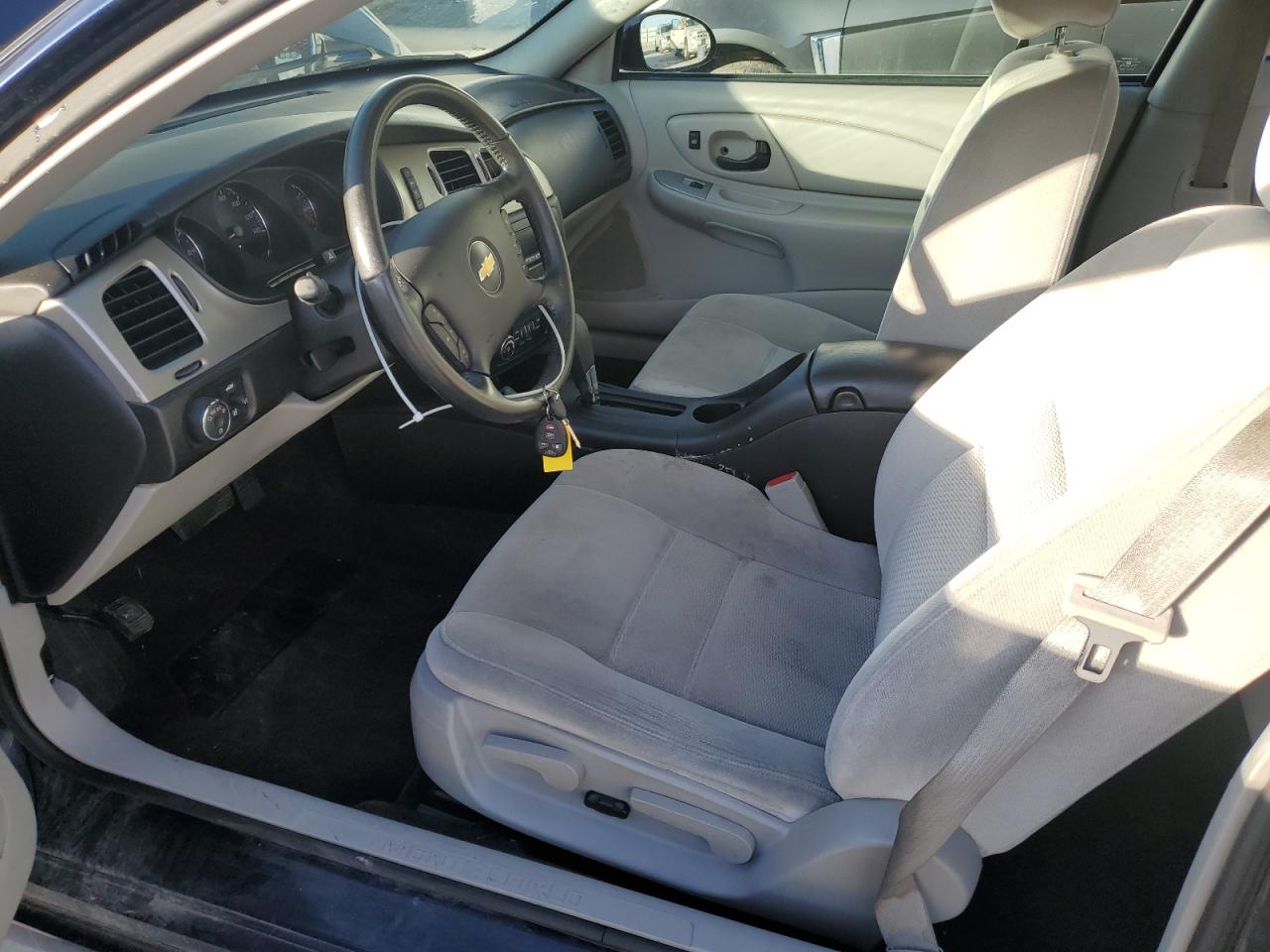 2007 Chevrolet Monte Carlo VIN 2G1WK15K379231679 Copart auction photo, vandalism damage thumbnail 7