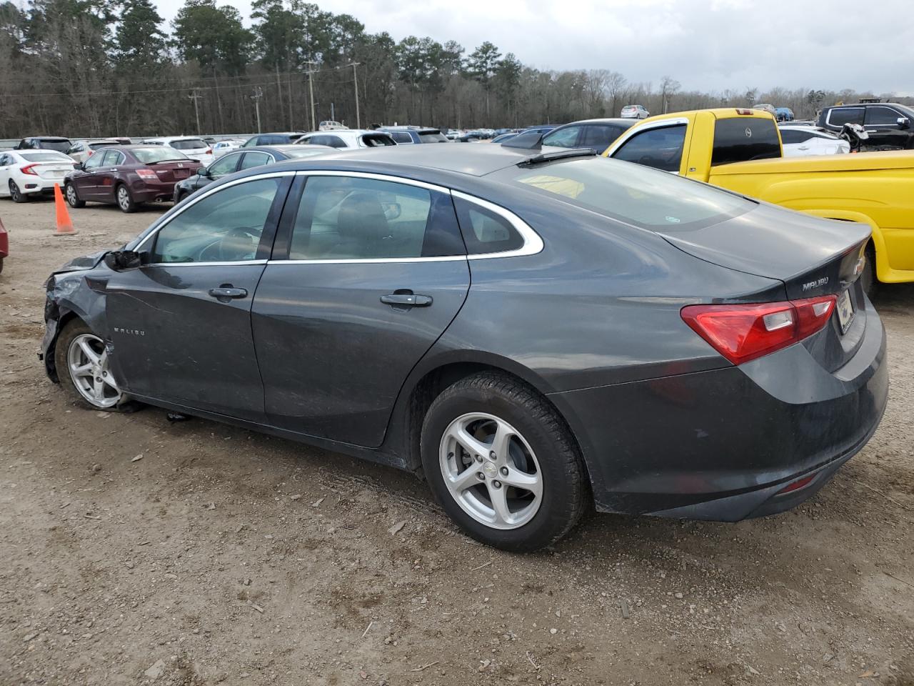 2017 Chevrolet Malibu VIN 1G1ZB5ST9HF182305 Copart auction photo, front end / side damage thumbnail 2