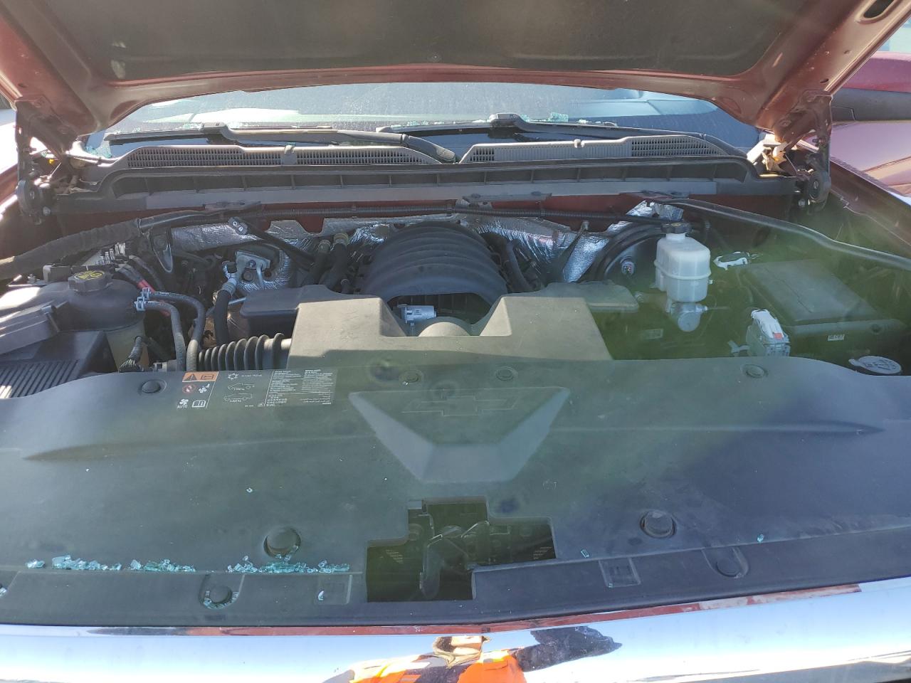2016 Chevrolet Silverado VIN 3GCUKREC9GG365205 Copart auction photo, front end damage thumbnail 13