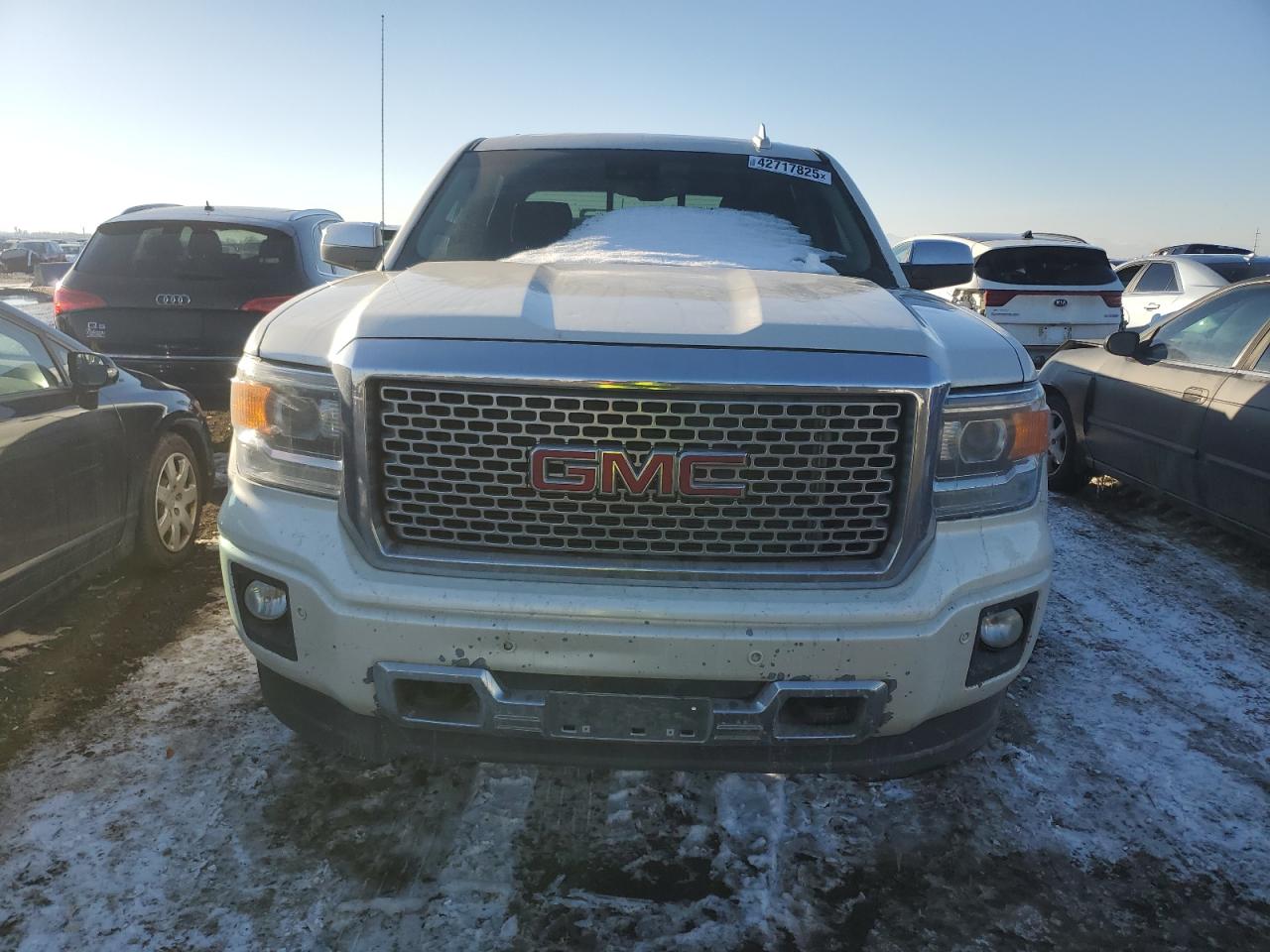 2015 GMC Sierra VIN 3GTU2NEC9GG336229 Copart auction photo, vandalism / missing/altered vin damage thumbnail 5