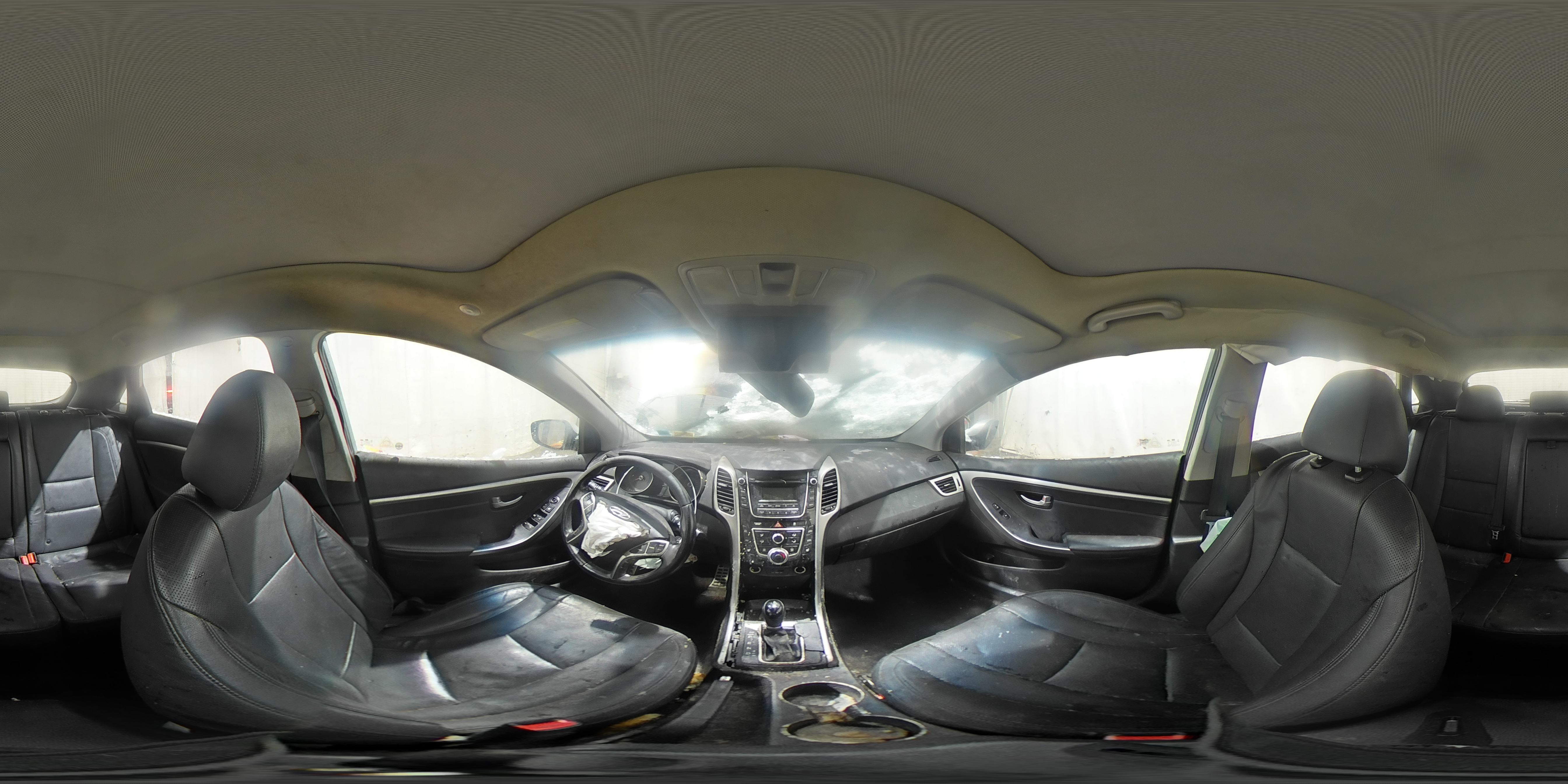 2013 Hyundai Elantra VIN KMHD35LE3DU125730 Copart auction photo, burn - engine / front end damage thumbnail 13